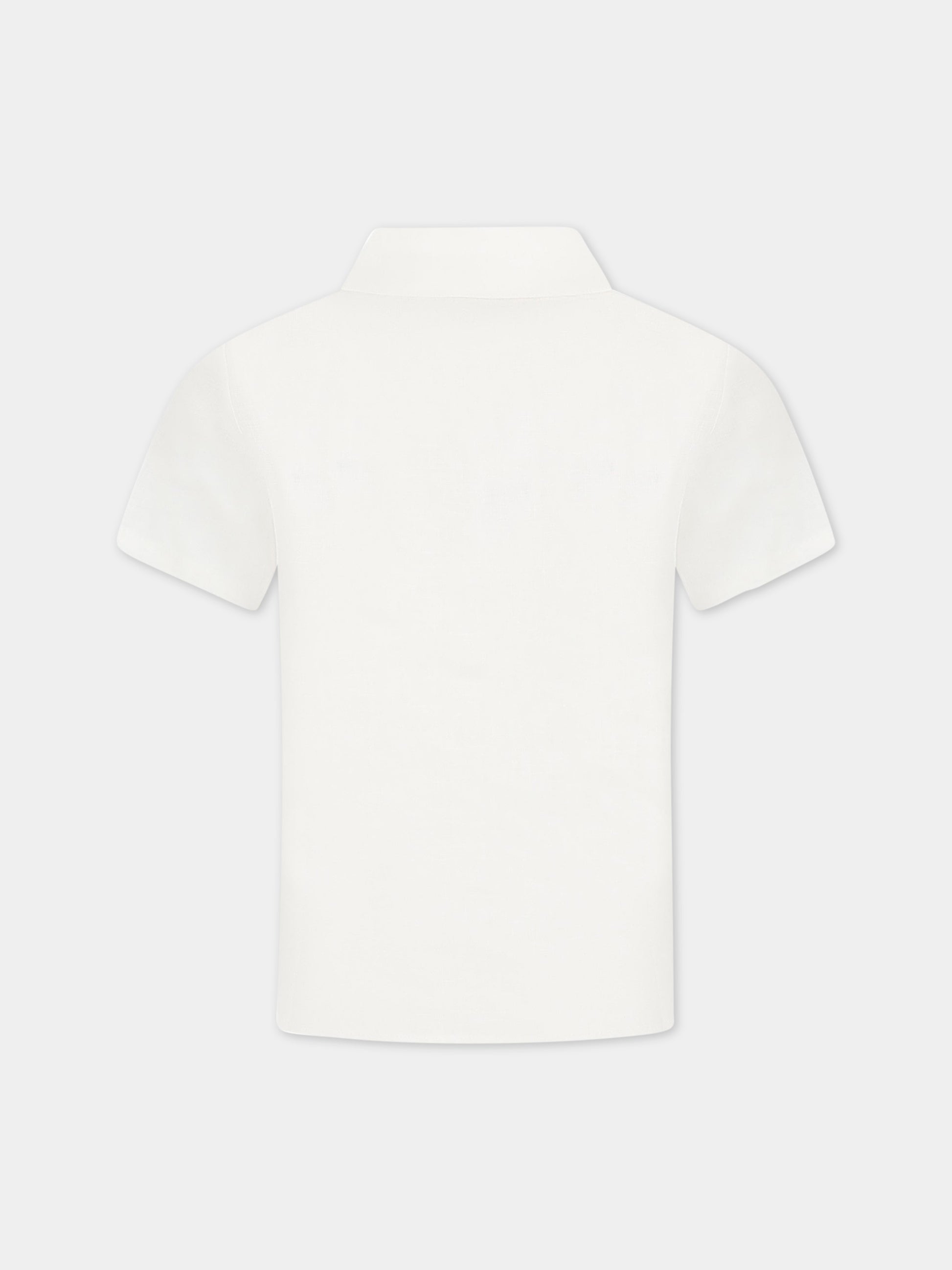 Camicia avorio per bambino in lino,Zhoe & Tobiah,LIN8 1