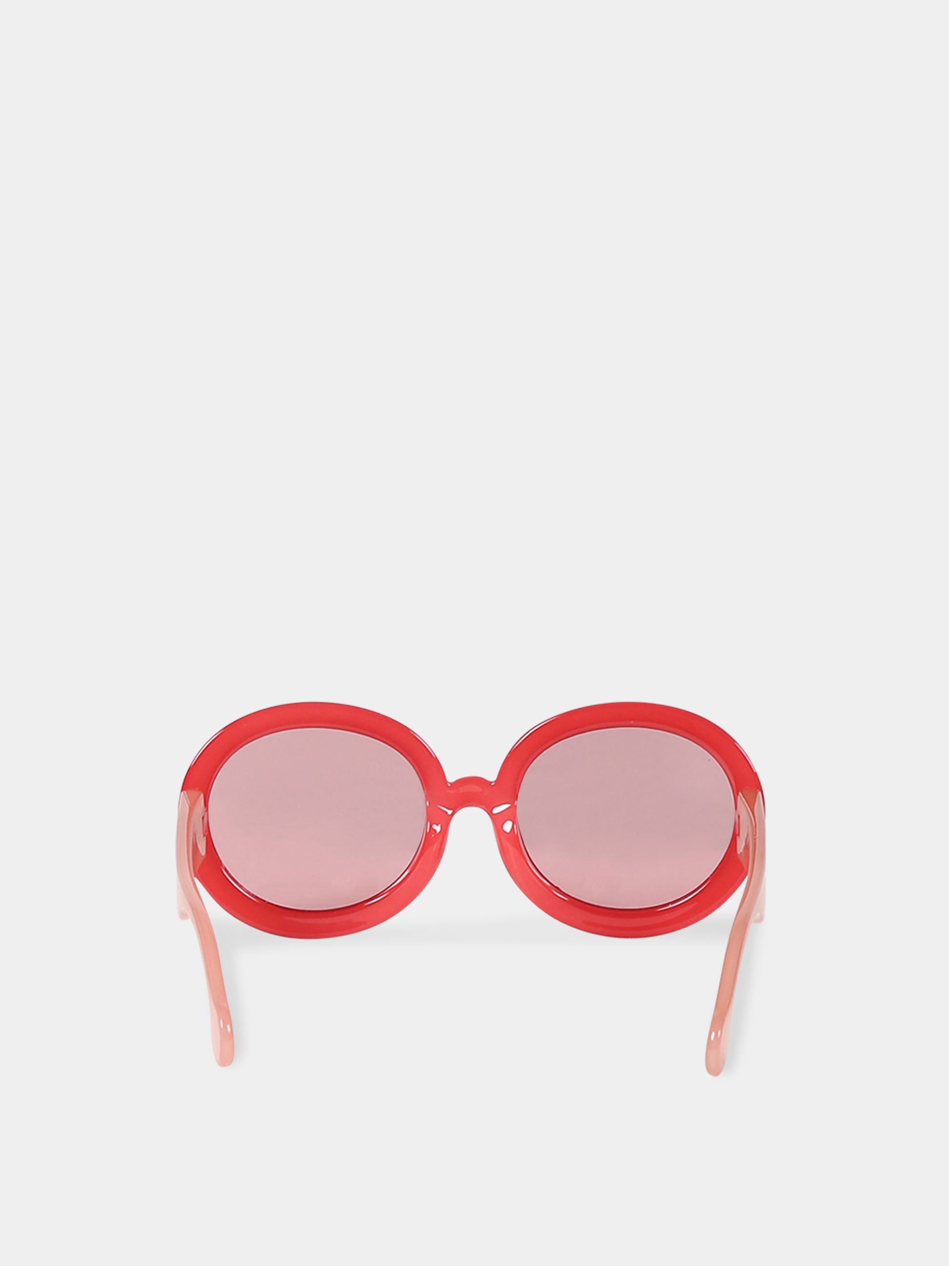 Occhiali fucsia da sole per bambina con logo,The Animals Observatory,S23103 044 XX