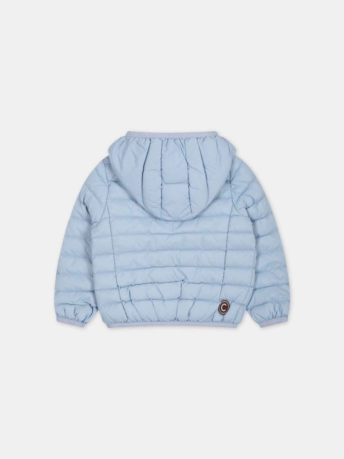 Piumino celeste per neonato con iconico logo,Colmar Originals Kids,3487B 8VX 241