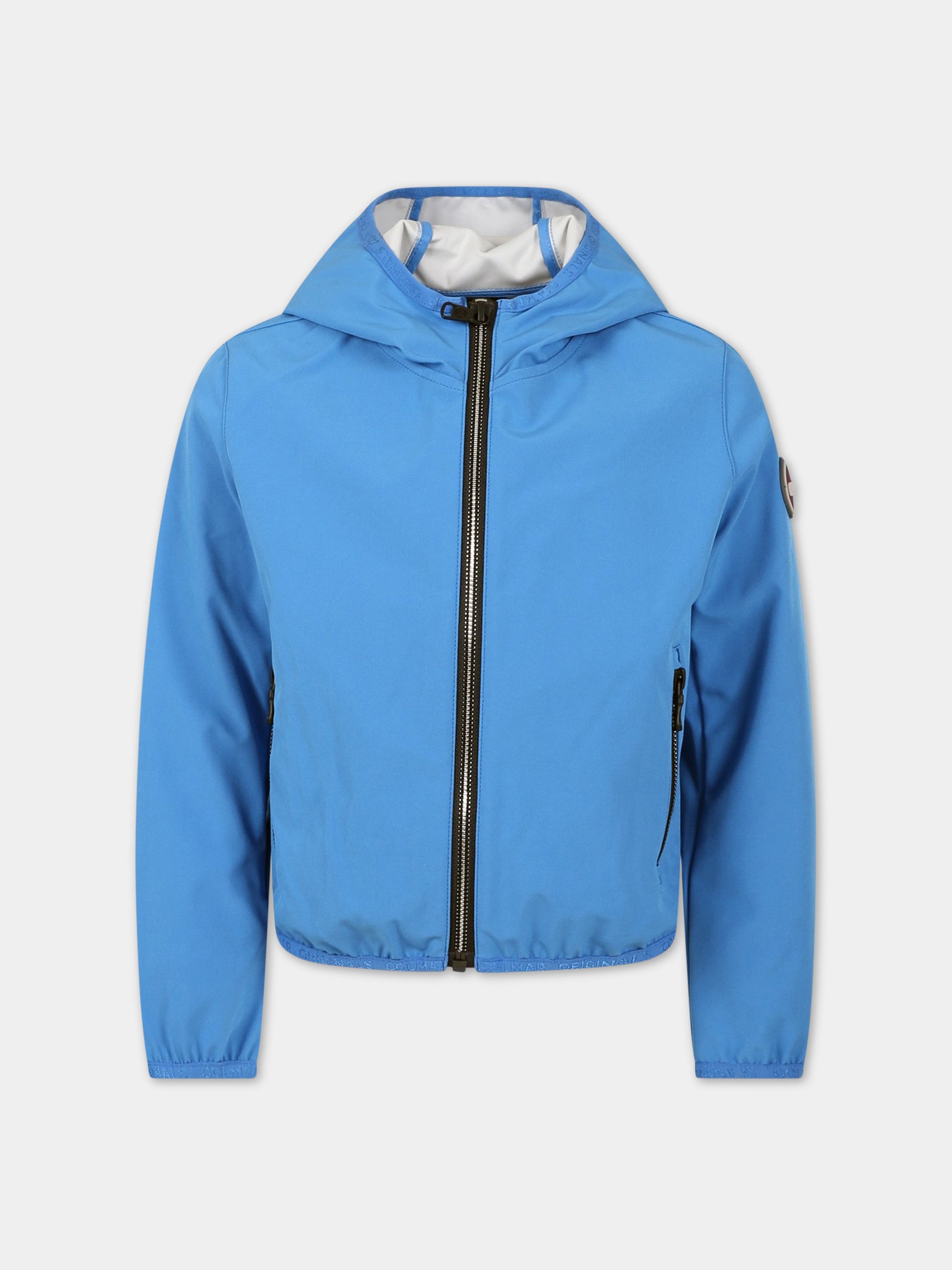 Giubbotto celeste per bambino con logo,Colmar Originals Kids,3966 6WV 339