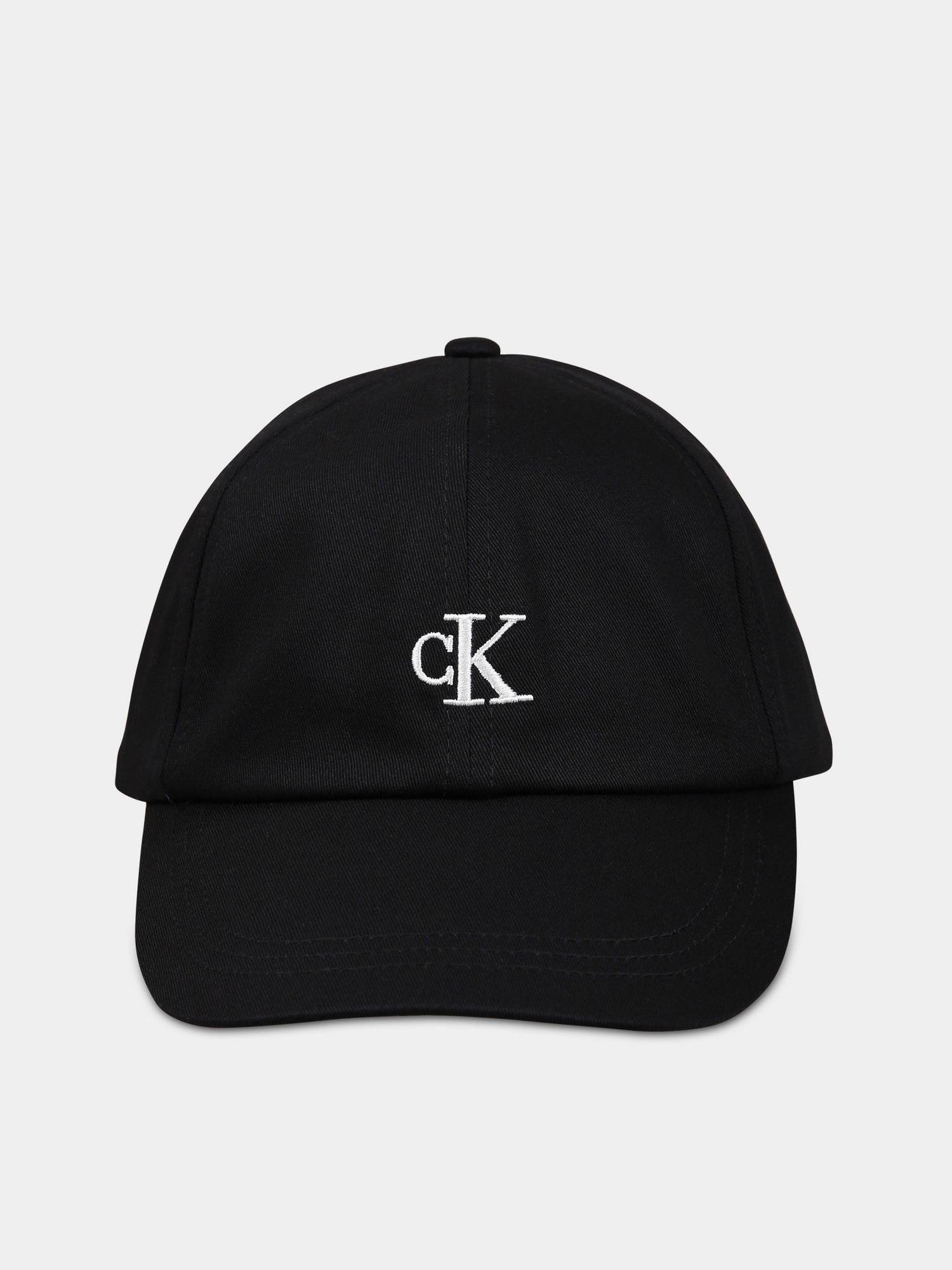 Cappello nero per bambini con logo,Calvin Klein Kids,CKIU0IU00150 IU0IU00150 BEH