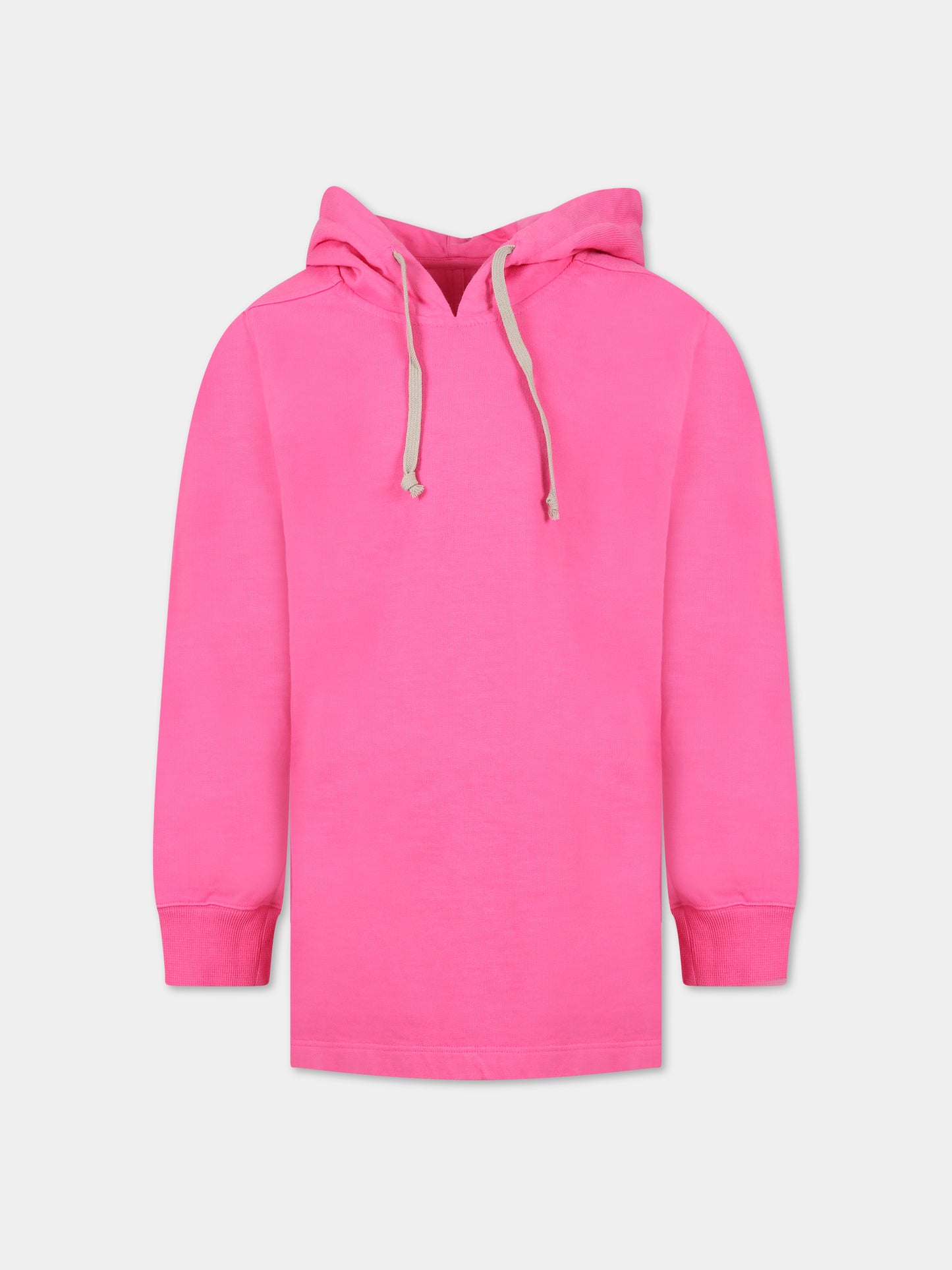 Felpa fucsia per bambina,Rick Owens,BG01C7285 RIG 13