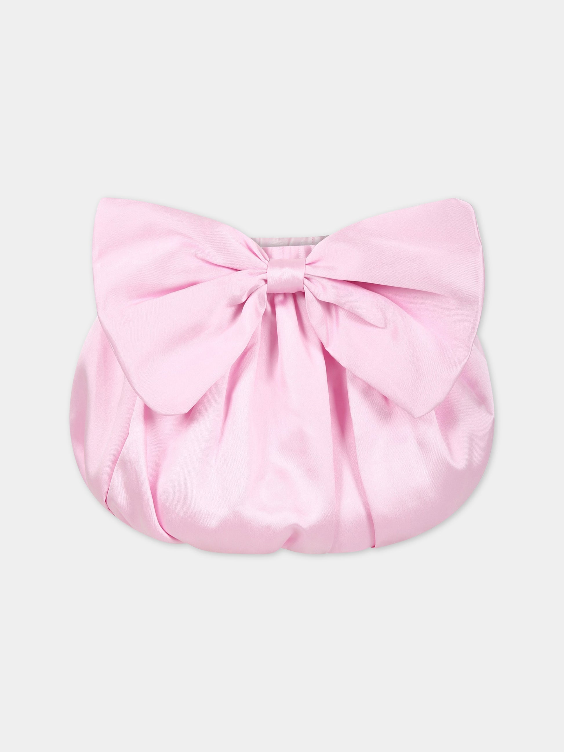 Gonna rosa per bambina con fiocco,Caroline Bosmans,SS23 3009 31 3000