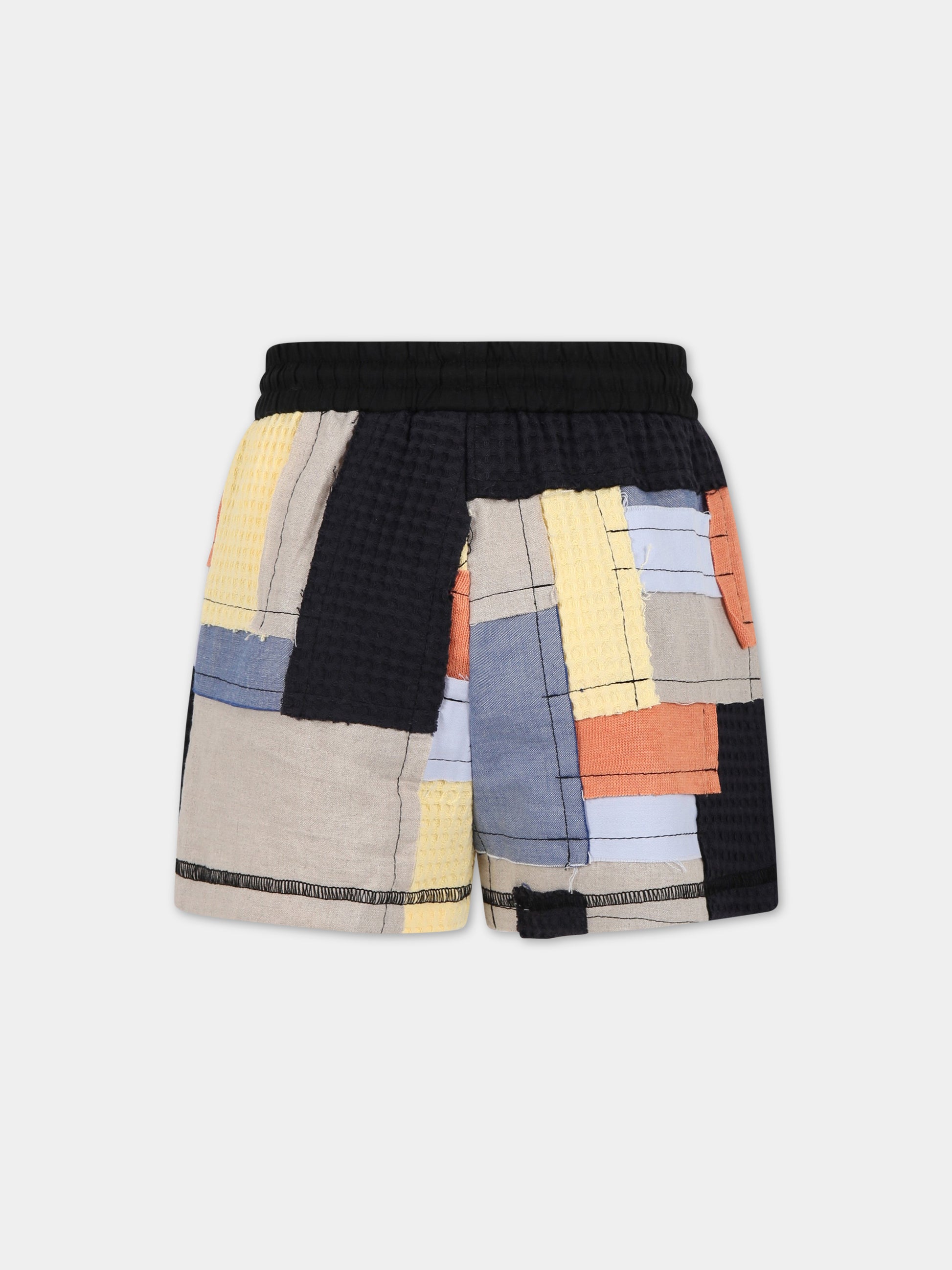 Shorts multicolor per bambino con logo,Infantium Victoria,S17 1002
