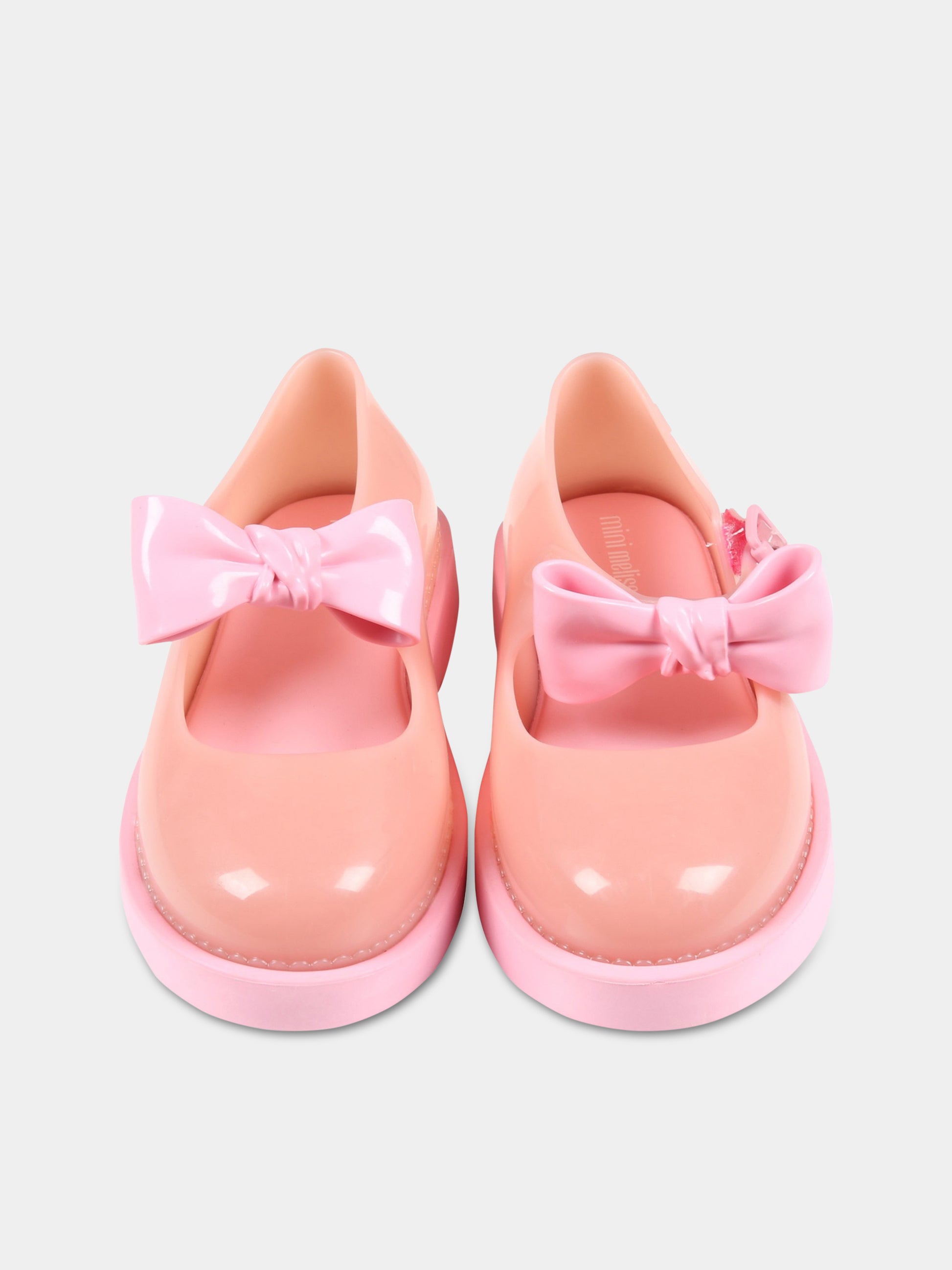 Ballerine rosa per bambina con fiocco,Mini Melissa,33412 51311