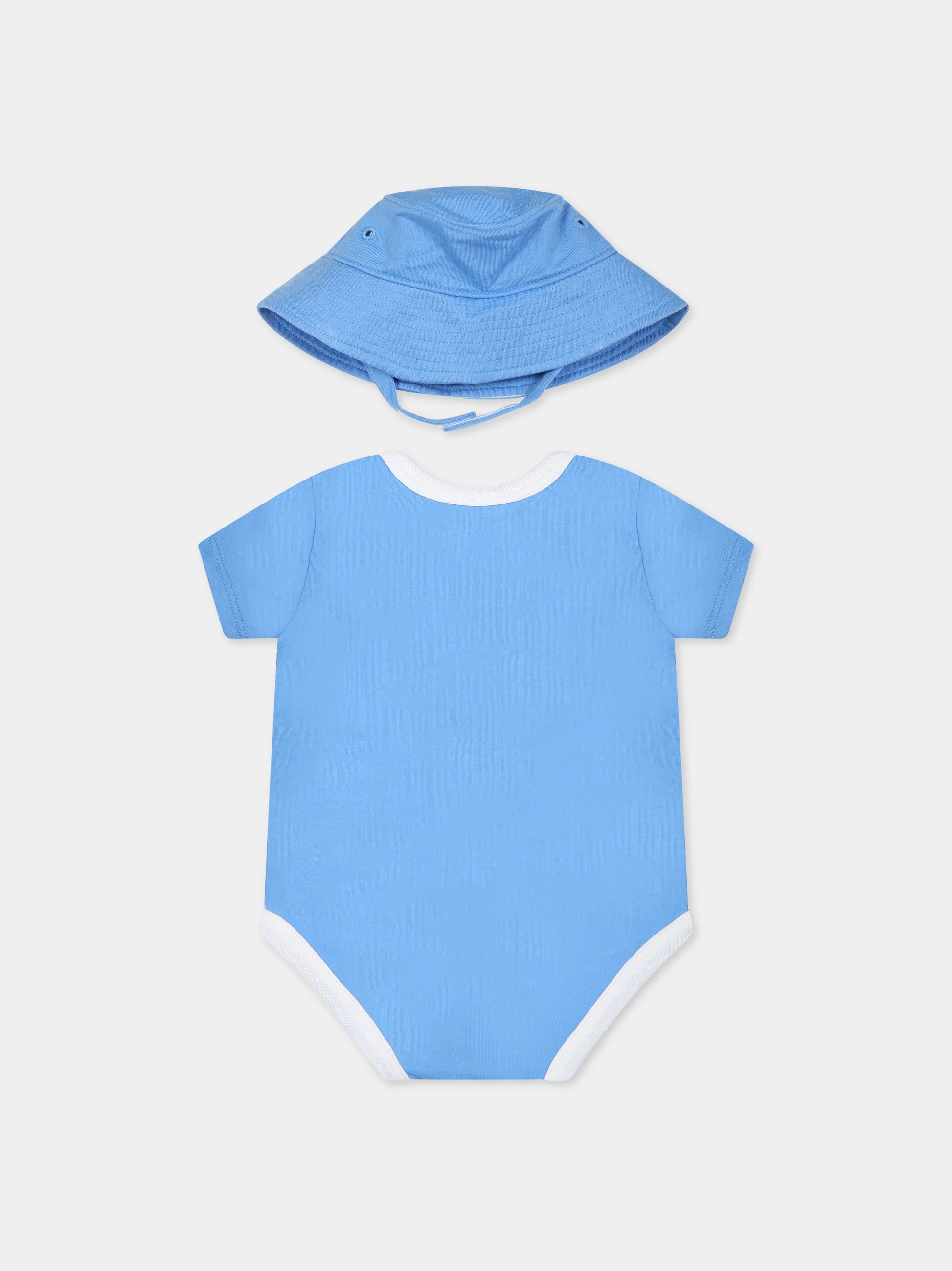 Set celeste per neonato con iconico swoosh,Nike,NN0815 B9F