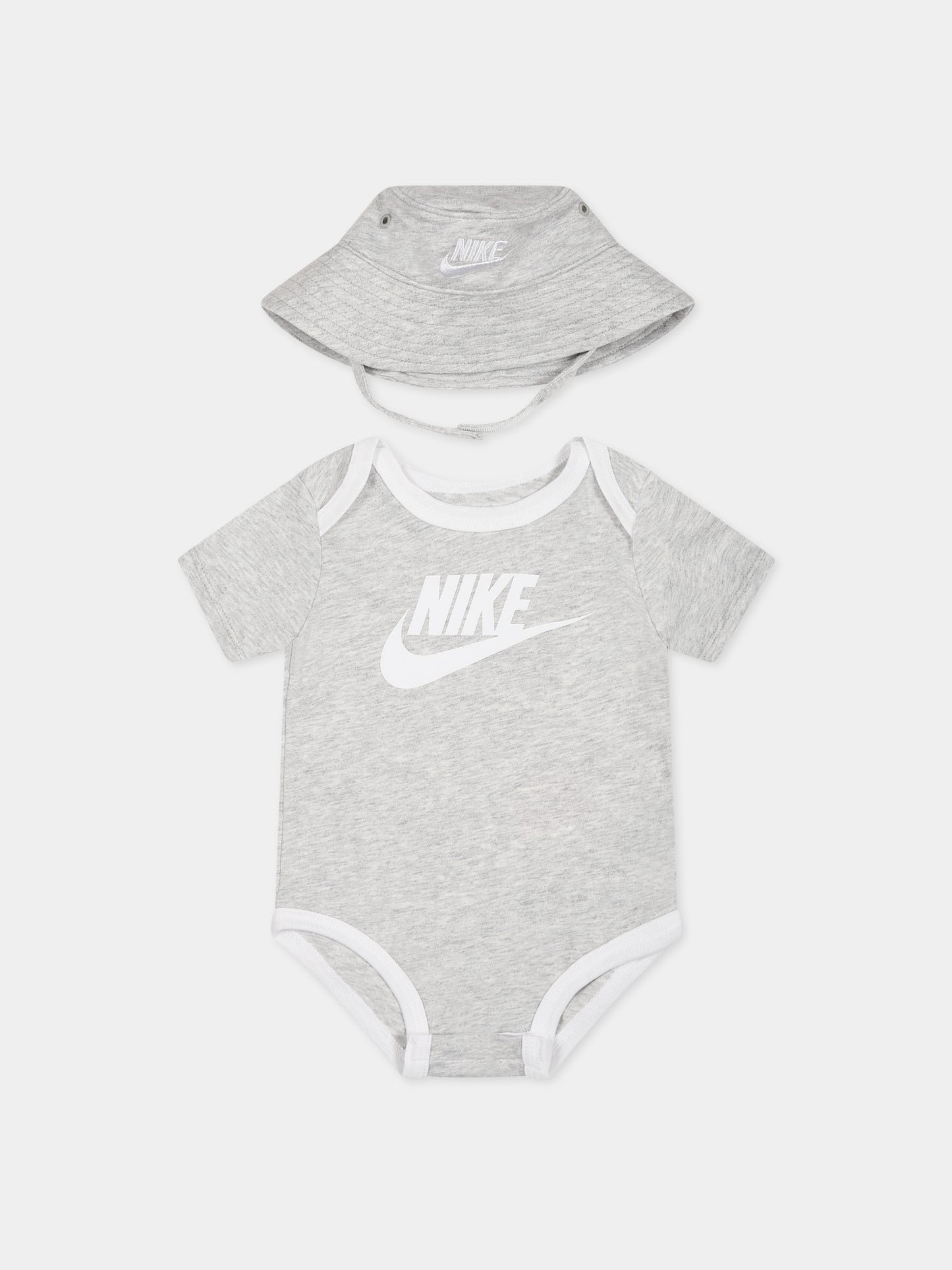 Set grigio per neonati con logo,Nike,NN0815 C87