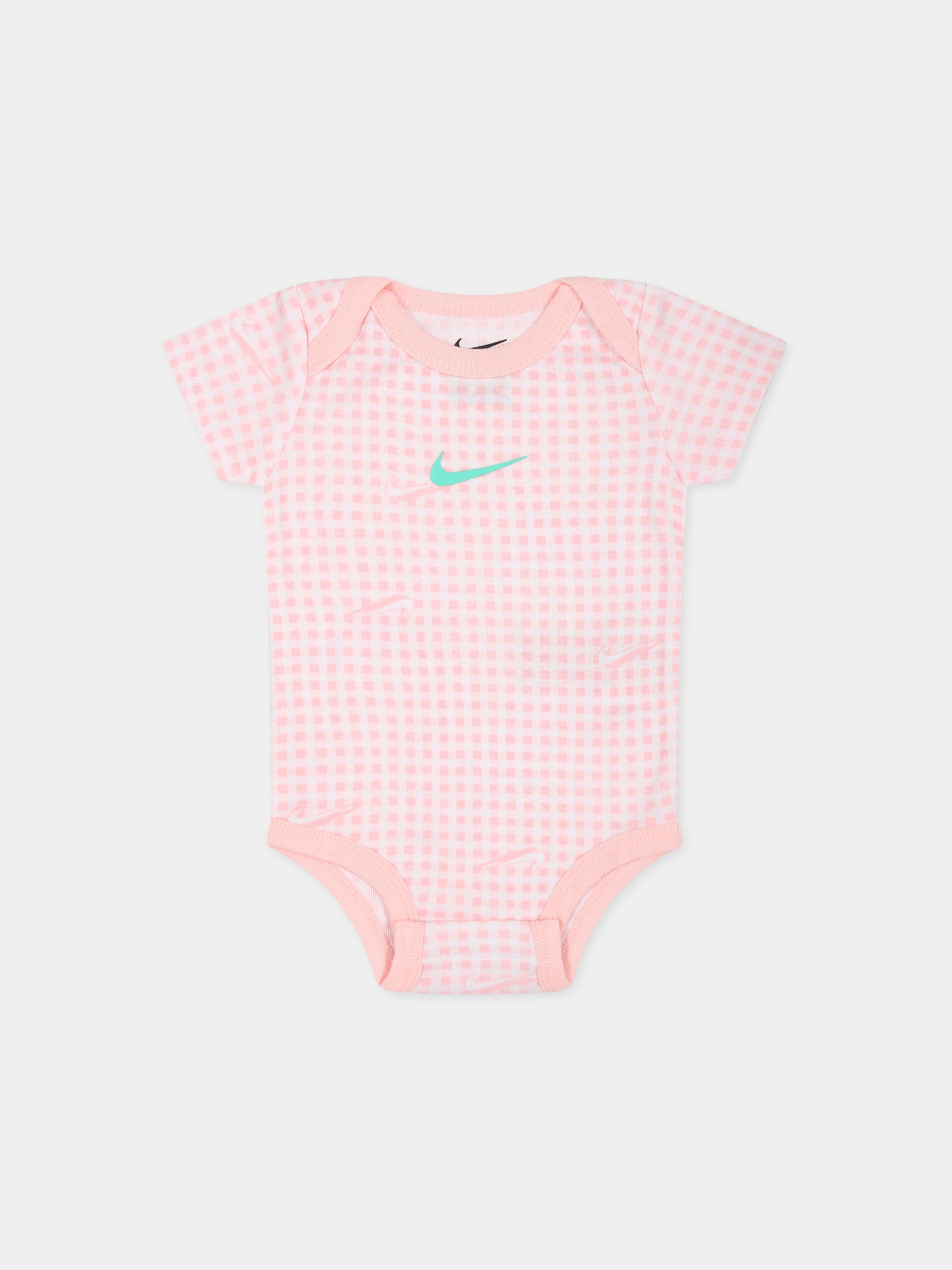 Set rosa per neonata con iconico swoosh,Nike,NN0976 AEM