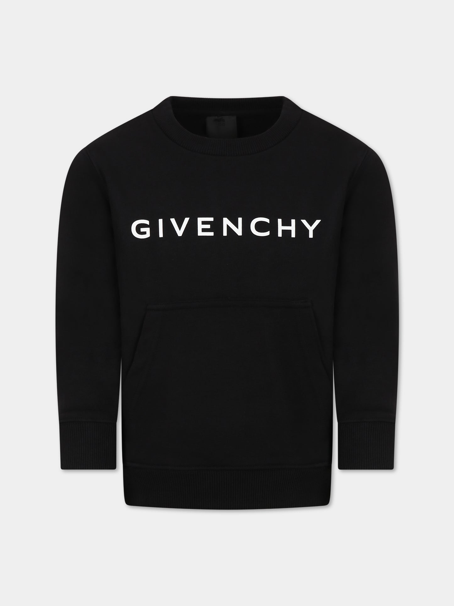 Felpa nera per bambini con stampa la carica dei 101 e logo,Givenchy Kids,H25444 09B