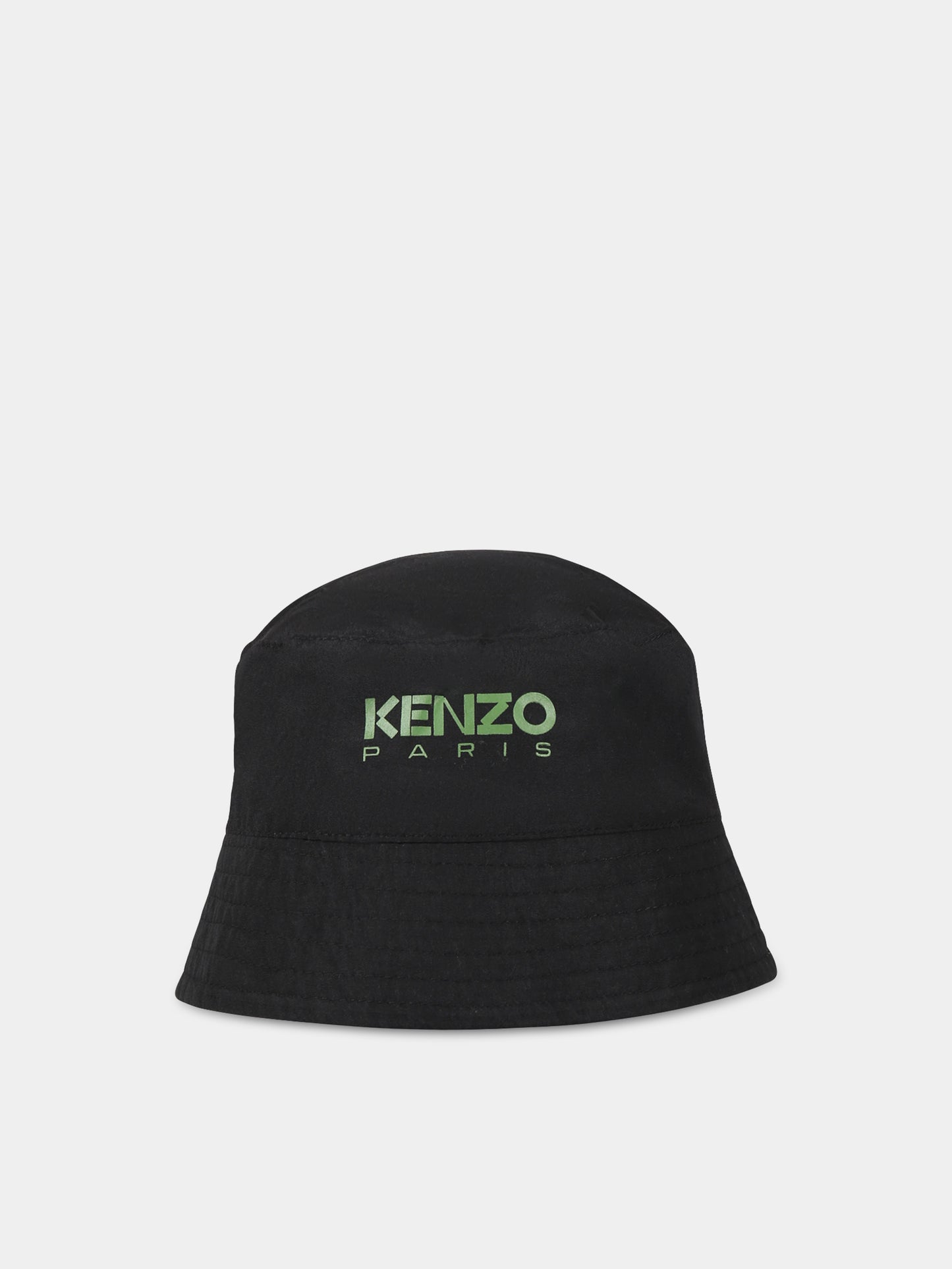 Cloche multicolor per bambino con logo e papeveri blu,Kenzo Kids,K21048 845