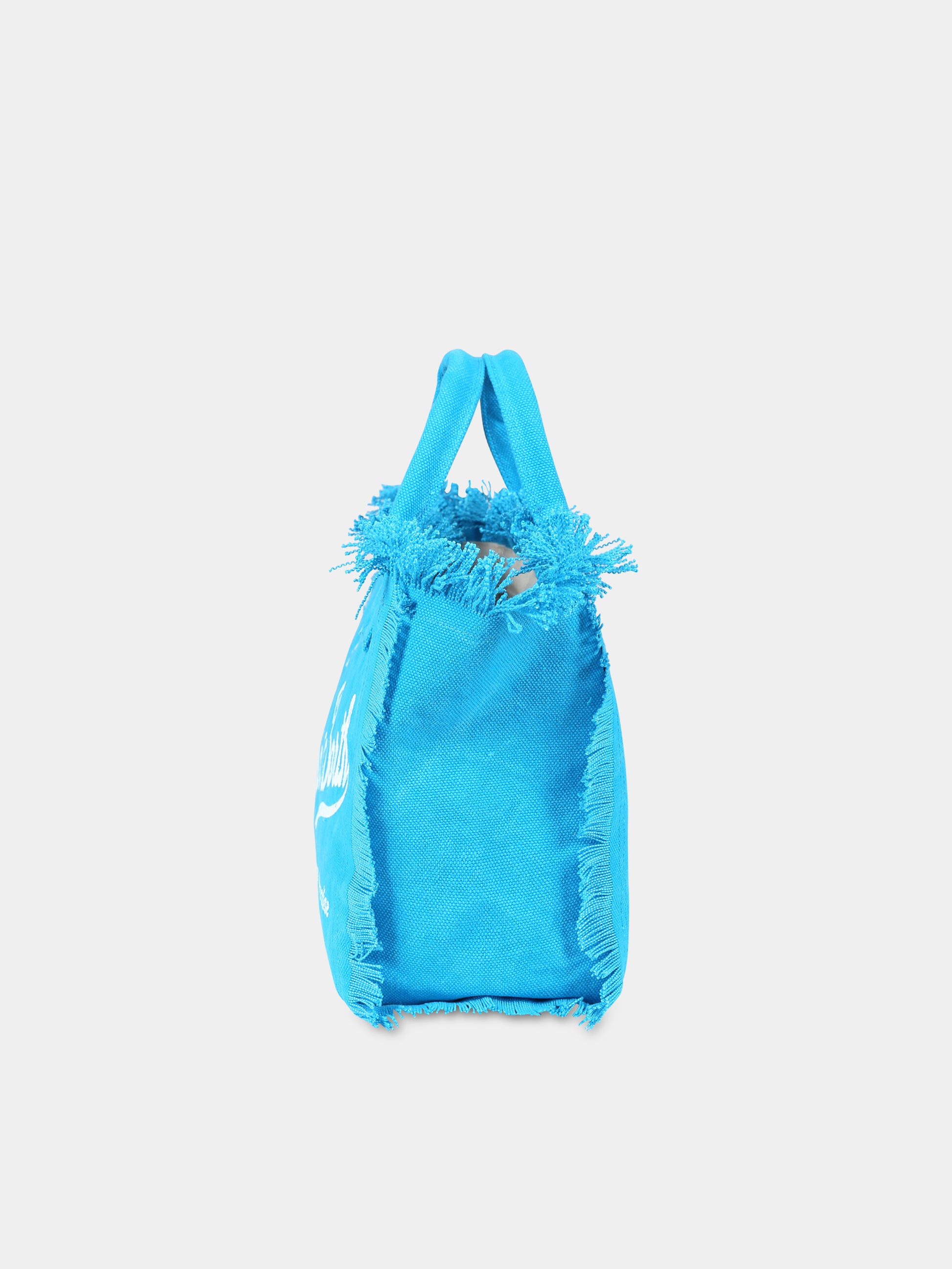 Borsa azzurra per bambina con logo,Mc2 Saint Barth,COLETTE 31 LIGHT BLUE