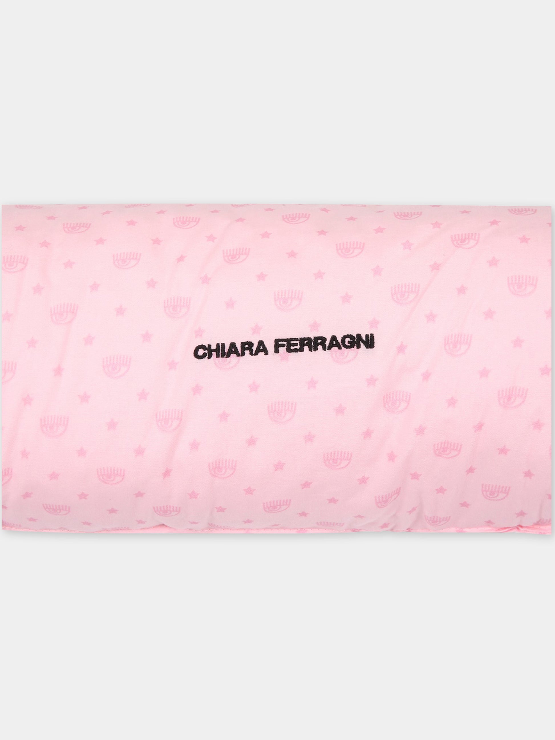 Riduttore rosa per neonata con occhiolino,Chiara Ferragni Homewear,CF008R