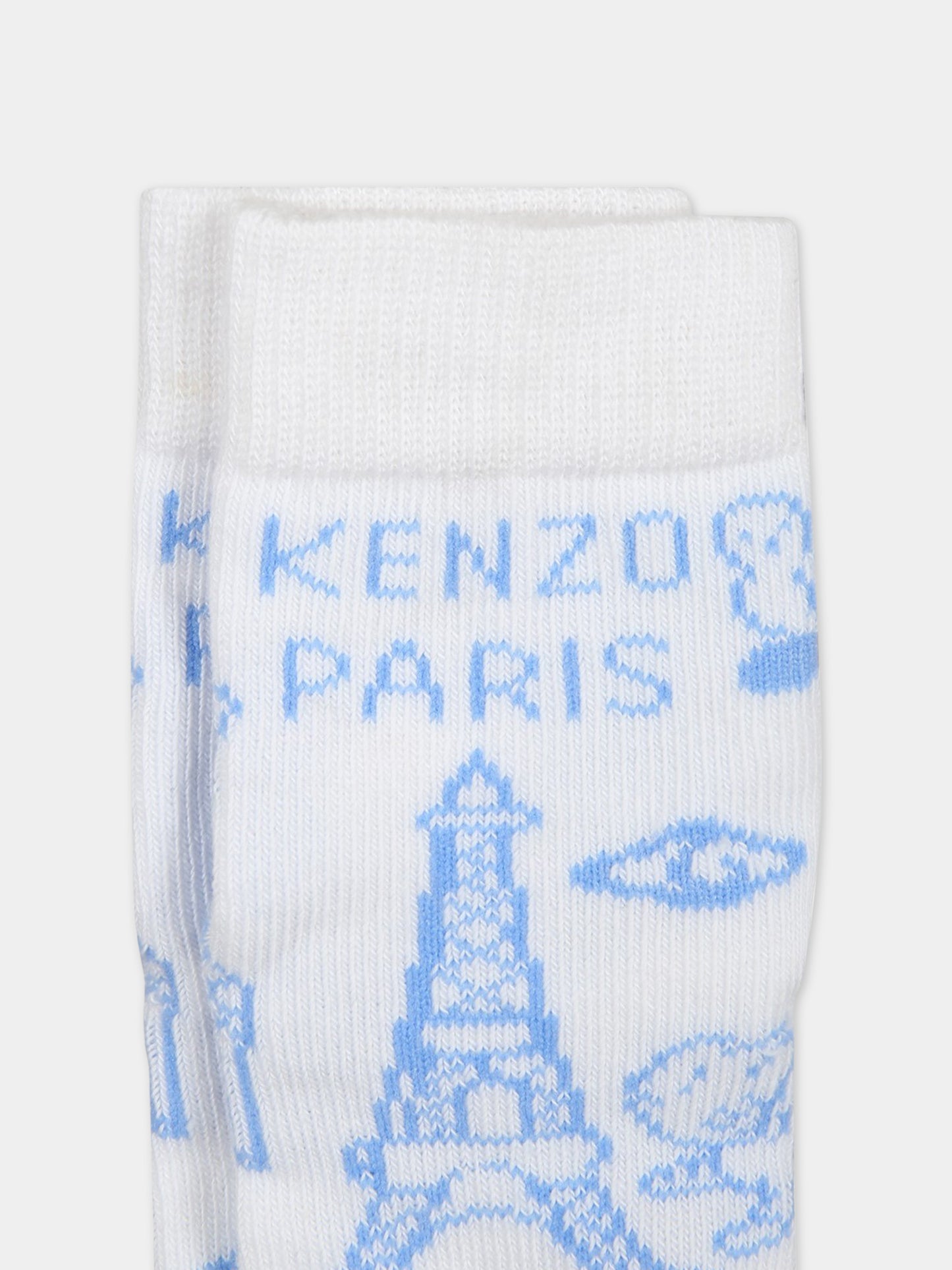 Set multicolor per neonato con logo,Kenzo Kids,K90093 78B