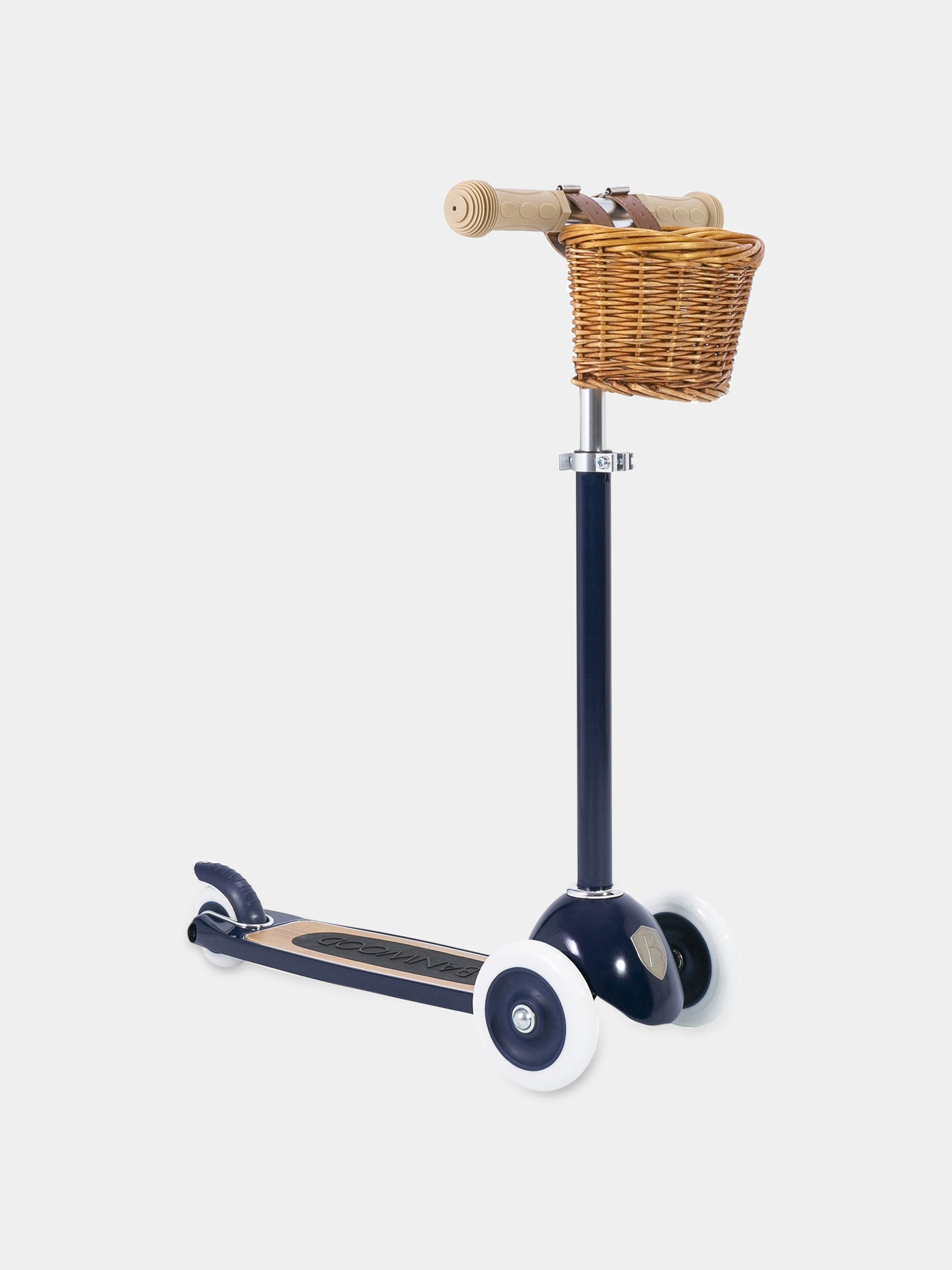 Monopattino blu per bambini con logo,Banwood,BW SCOOTER NAVY