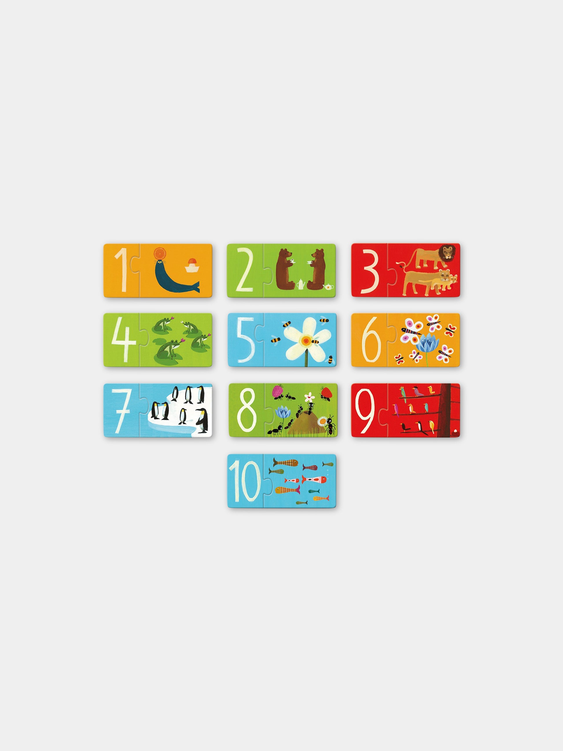 Puzzle multicolor per bambini,Djeco,DJ08151