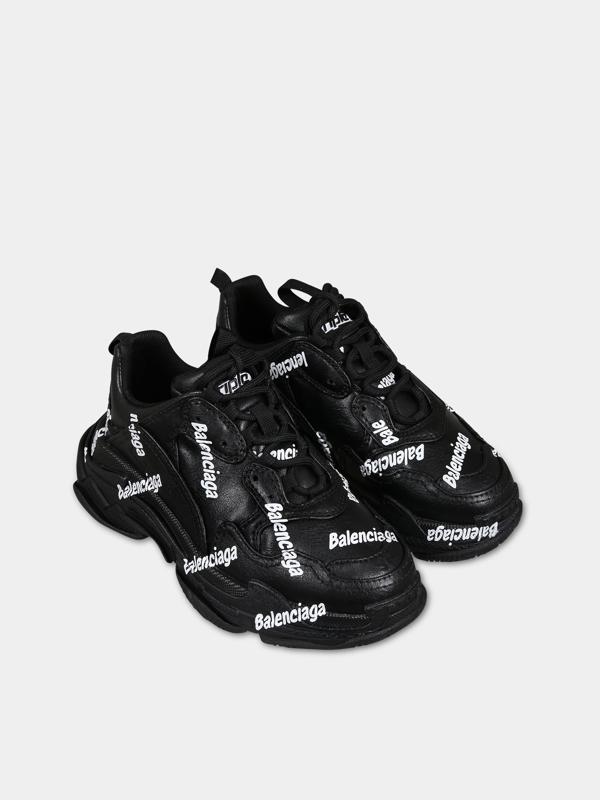 Sneakers nere Triple S per bambini con logo,Balenciaga,654251 W2FAB 1090