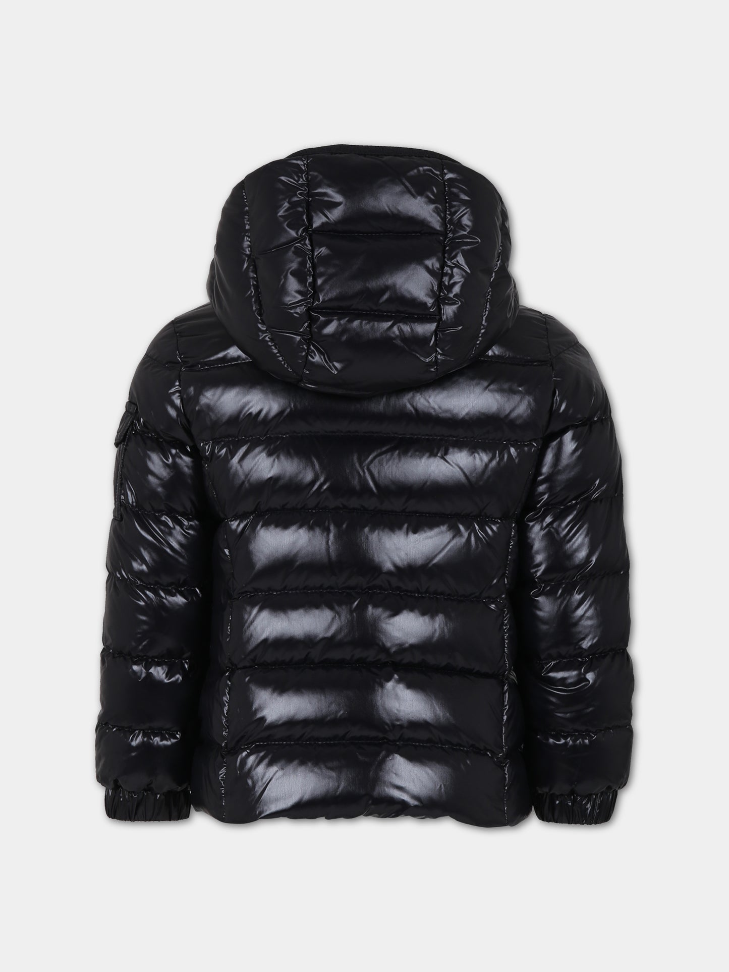 Piumino Bady nero per bambina con logo,Moncler Kids,954 1A52710 68950 999