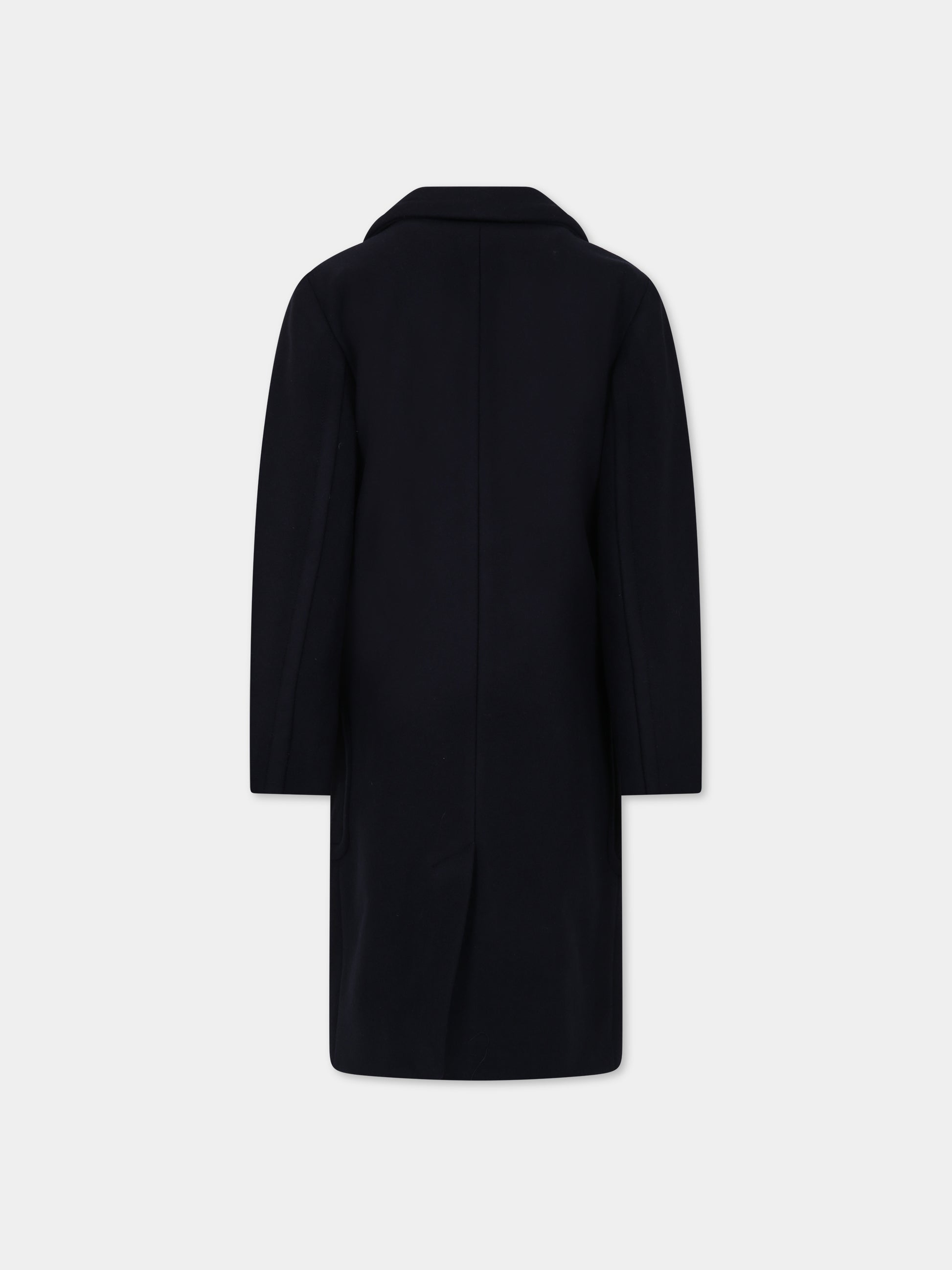 Cappotto blu per bambino con aquilotto,Armani Junior,6R4LJ2 4N7YZ 0920