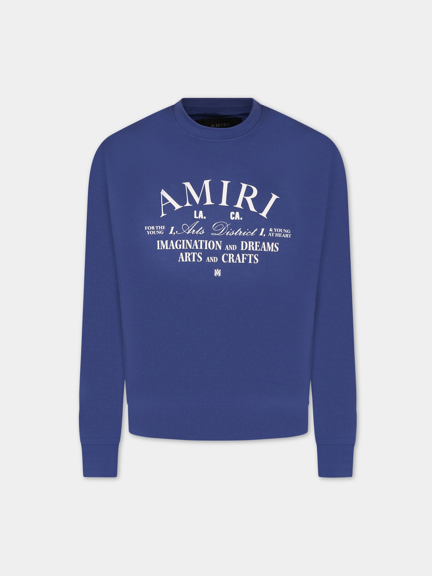 Felpa blu per bambini con logo,Amiri,PF23KJC004 420