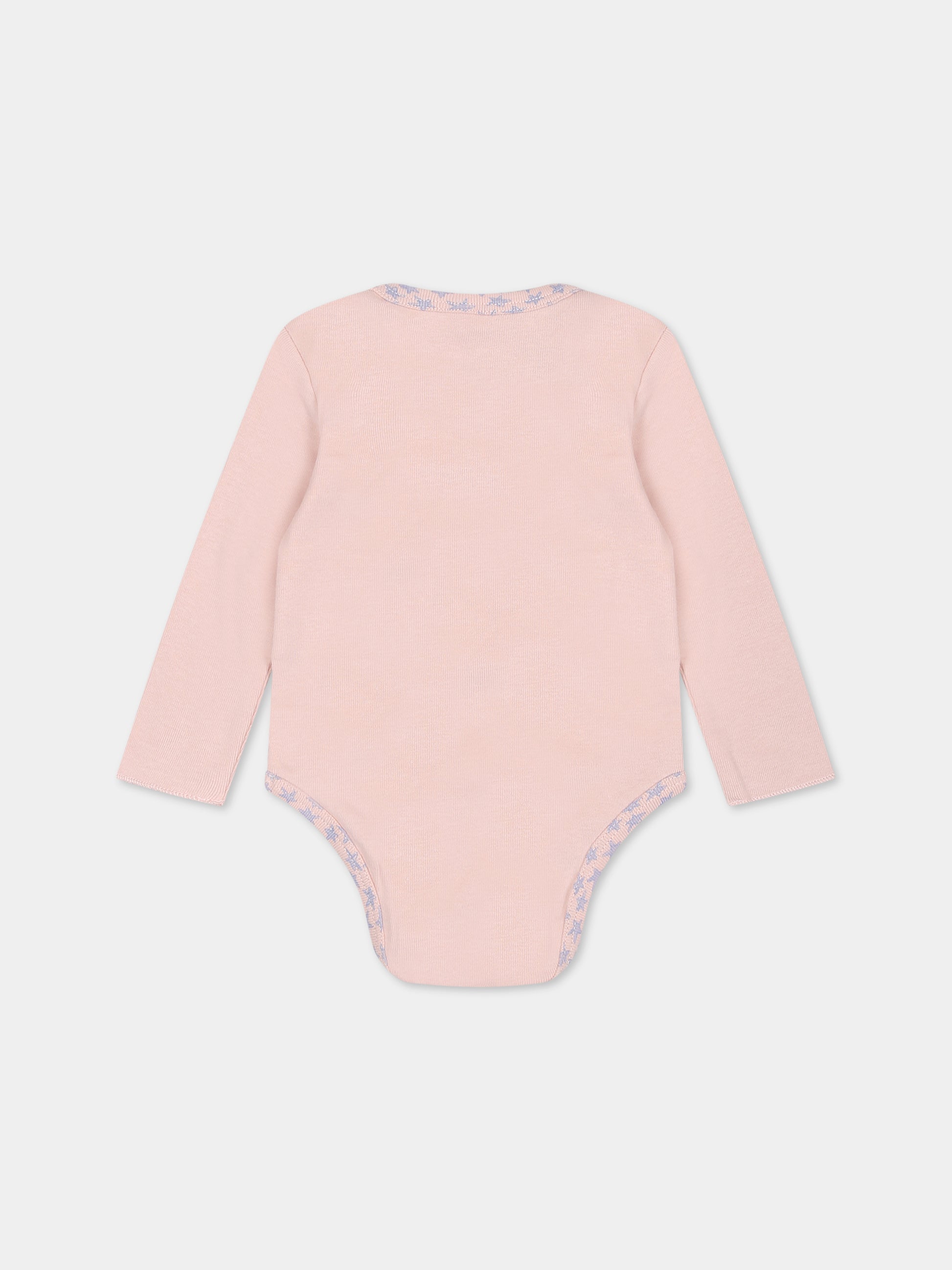 Set rosa per neonata con unicorno,Stella Mccartney Kids,TTB019 Z1467 505MC