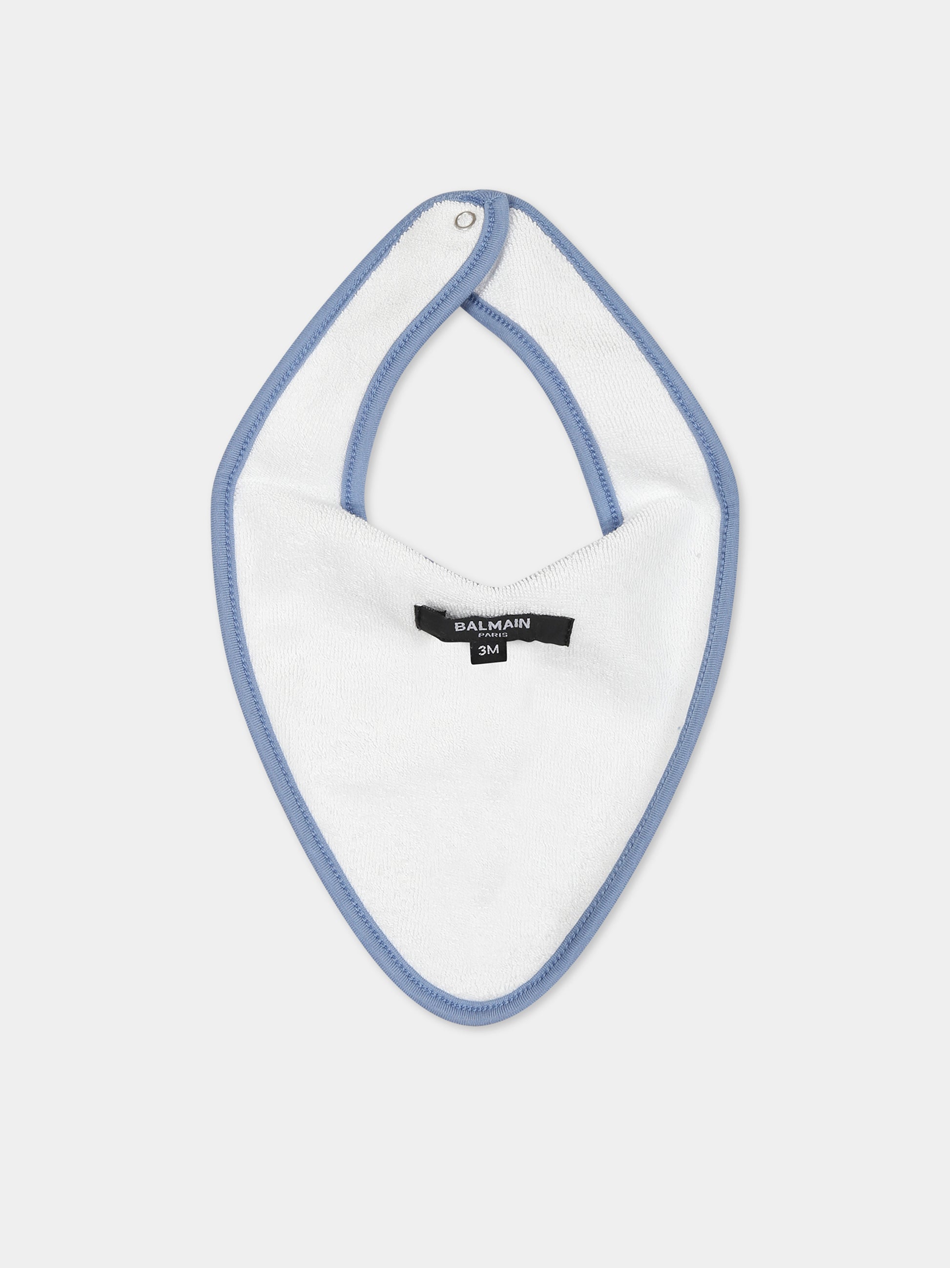 Set blu per neonato con logo,Balmain Kids,BTB510 Z0001 668AG