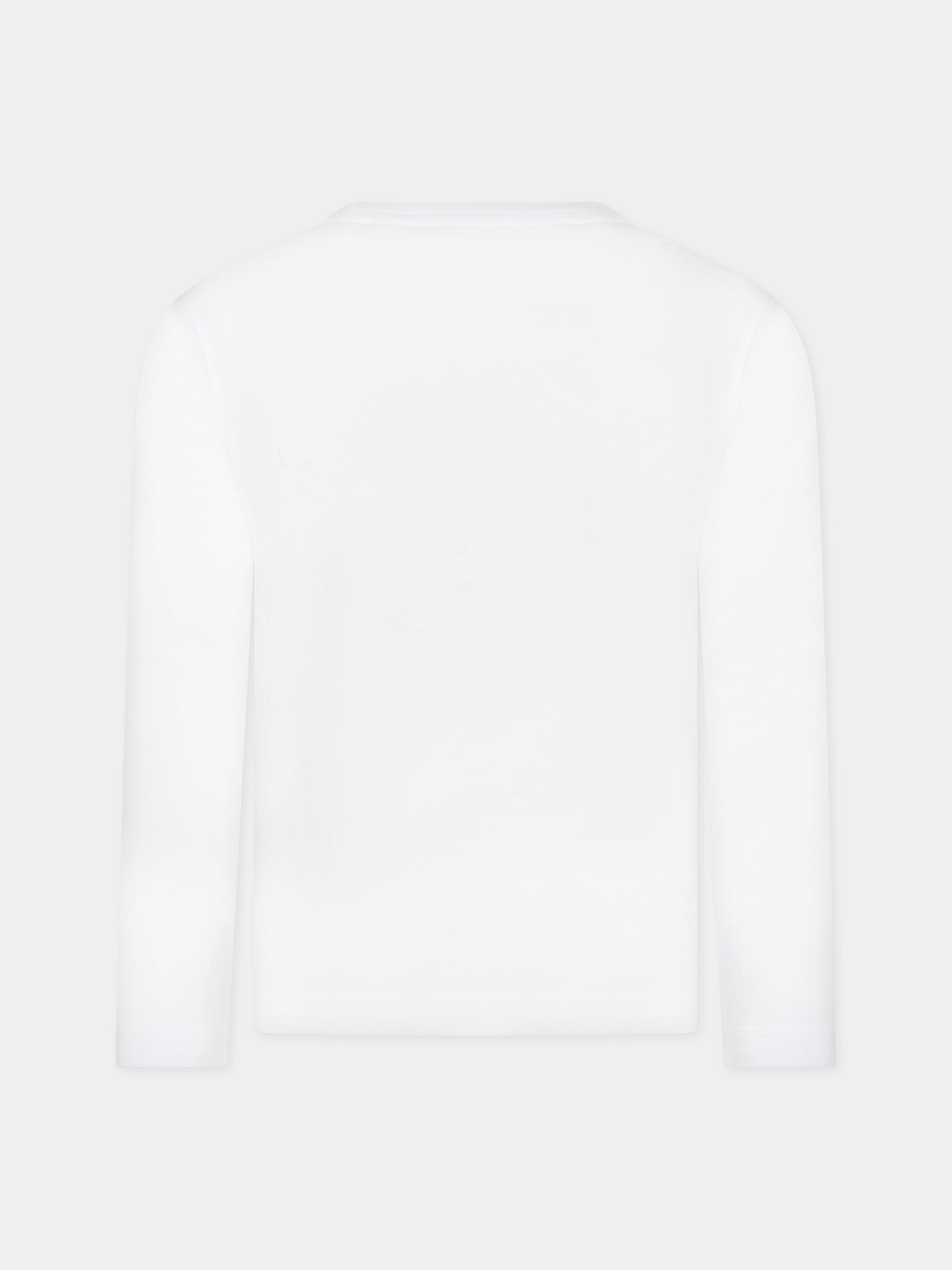 T-shirt bianca per bambino con logo,Timberland,T25U28 10P