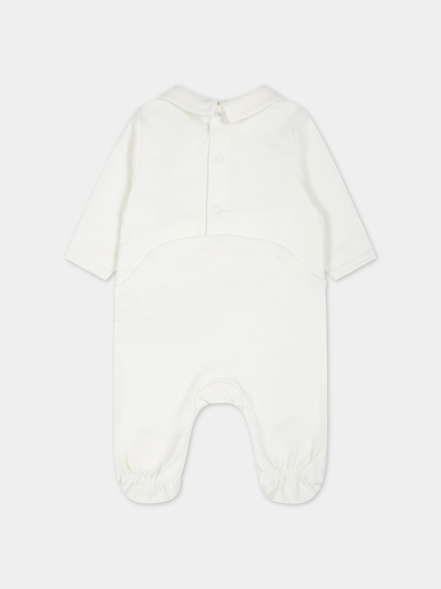 Set celeste per neonato con stampa e logo,Kenzo Kids,K98144 771