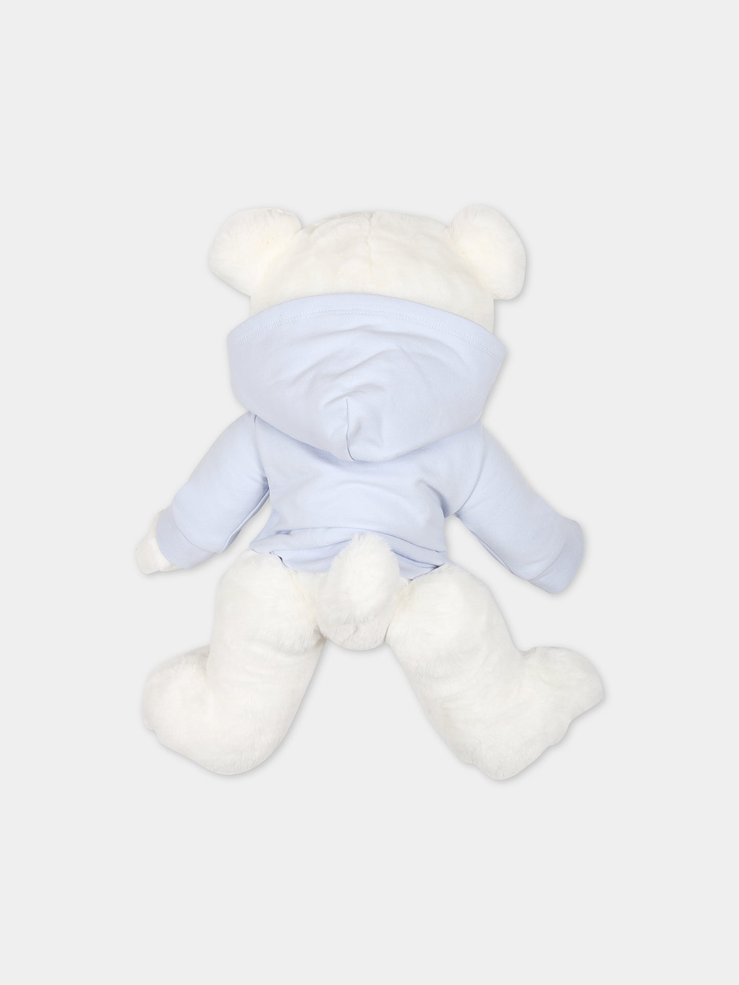 Peluche celeste per neonato con logo,Givenchy Kids,H9K076 771