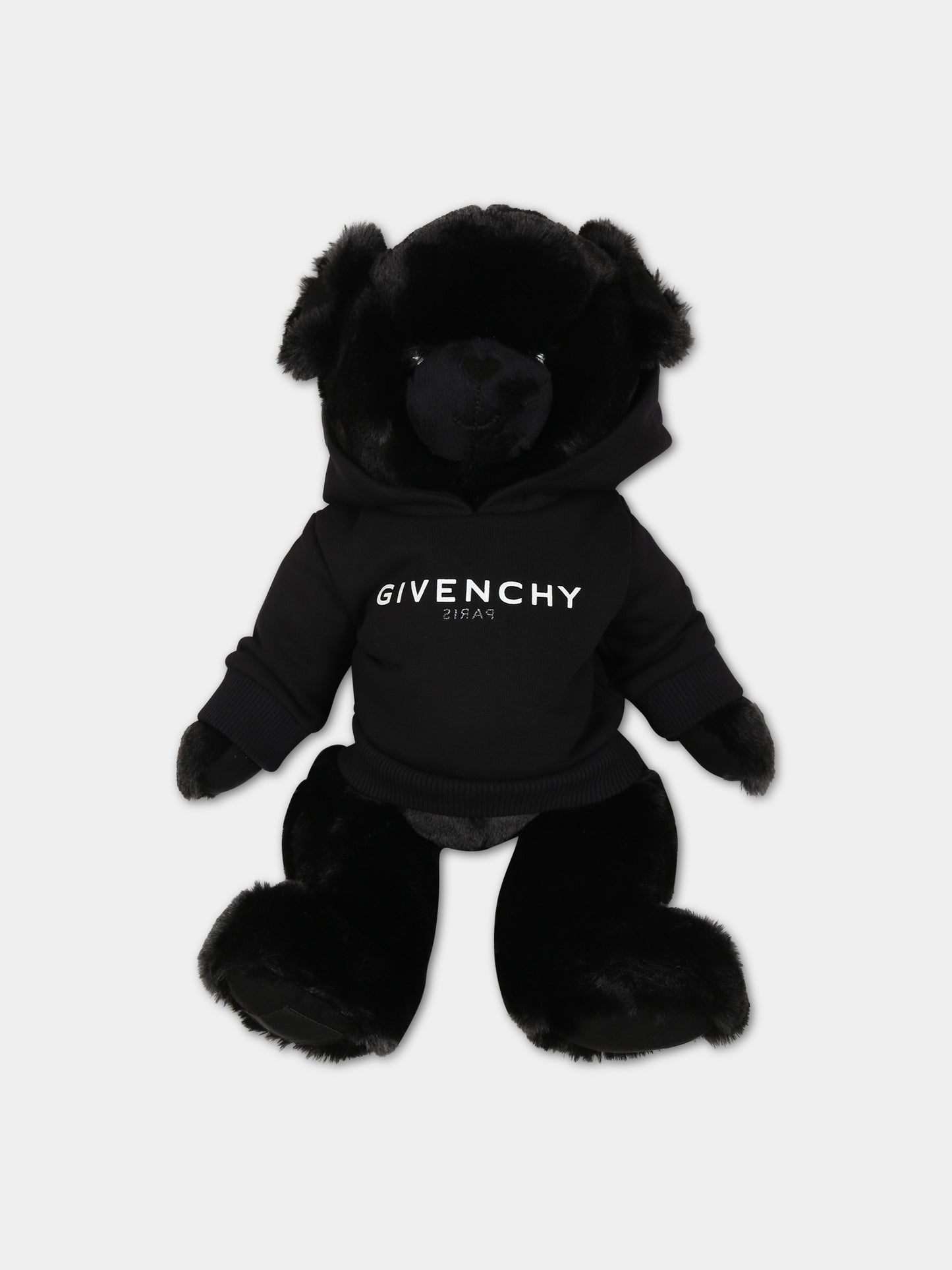 Peluche nero per neonati con logo,Givenchy Kids,H9K075 09B