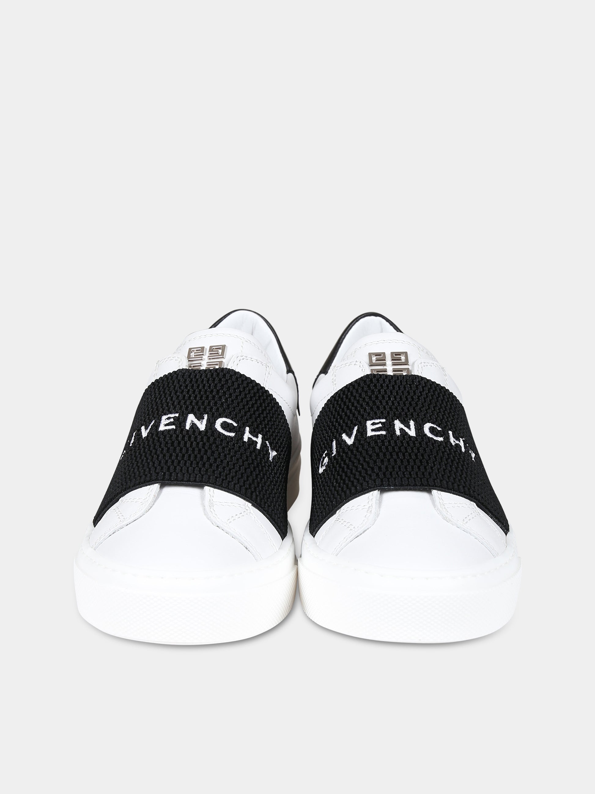 Sneakers bianche per bambini con logo,Givenchy Kids,H29095 10P