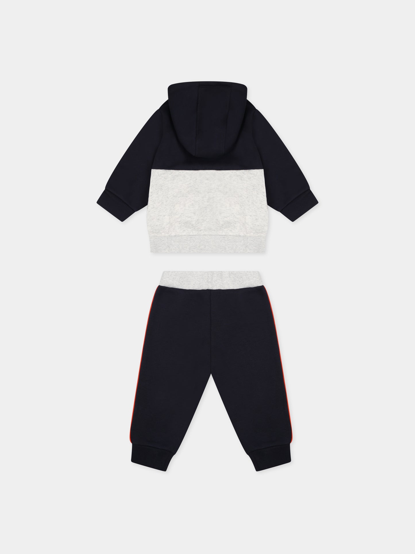 Completo blu per neonato con logo,Boss,J98430 849