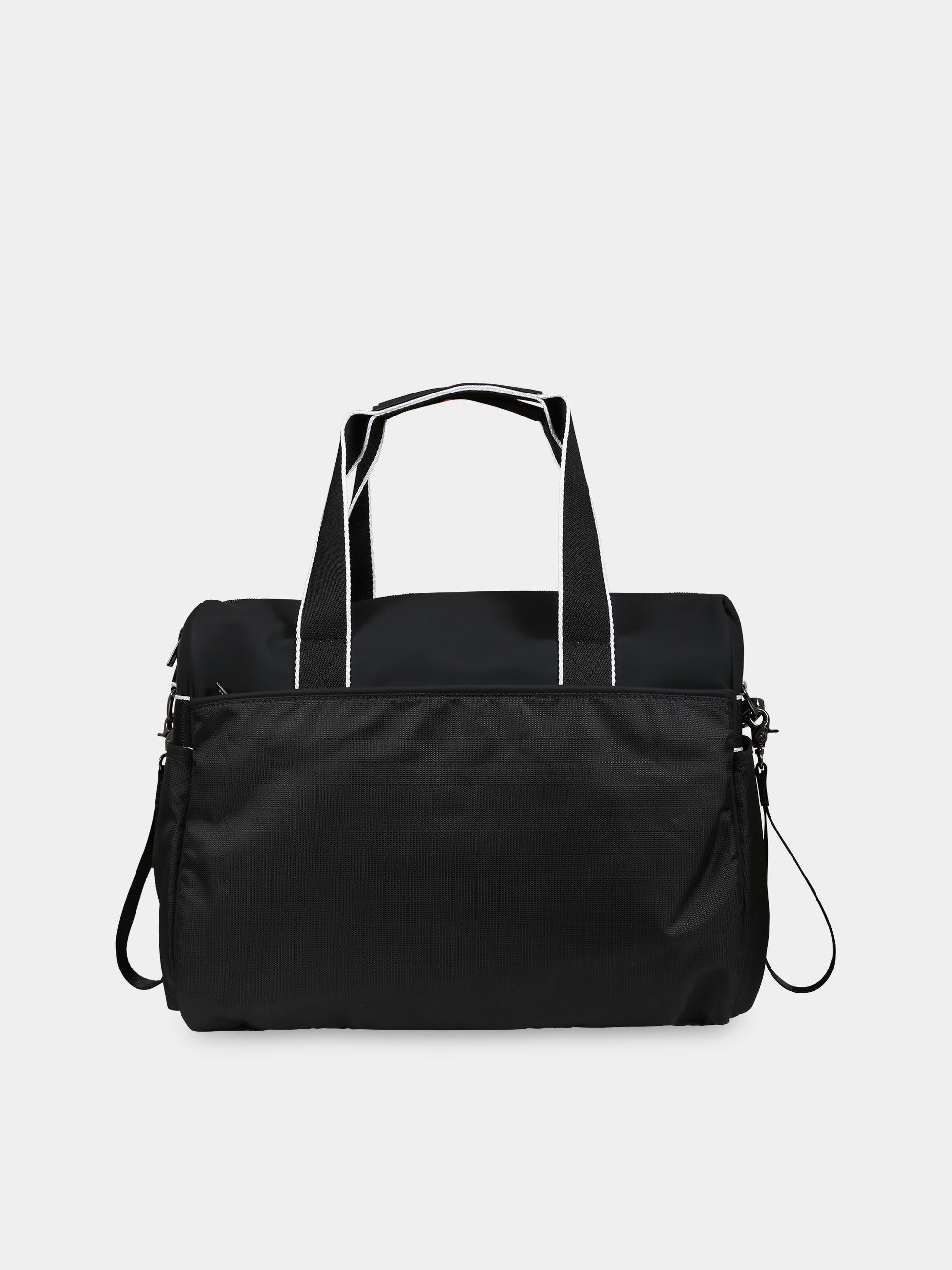 Borsa mamma blu per neonato con logo,Boss,J90353 09B