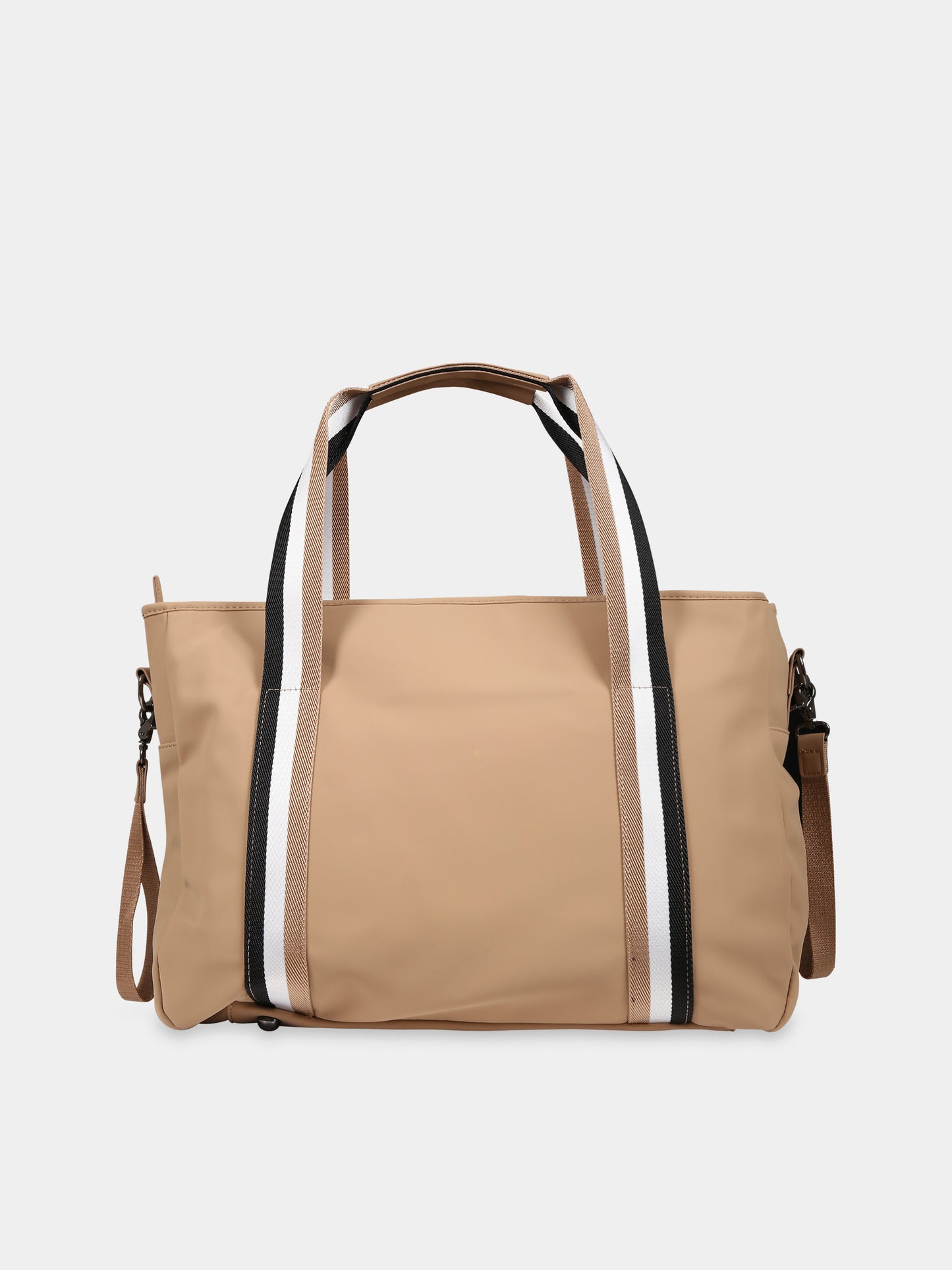 Borsa mamma beige per neonati con logo,Boss,J90336 237