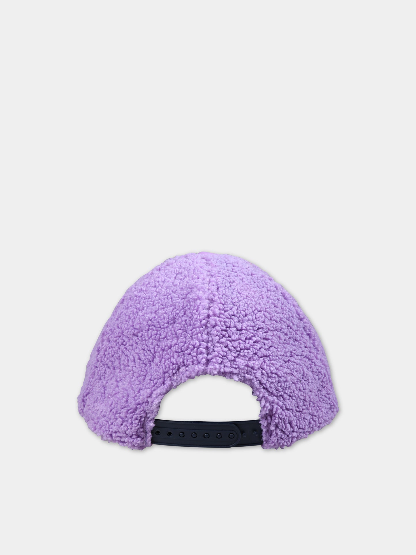 Cappello lilla per bambina con cuore e logo,Little Marc Jacobs,W11069 919