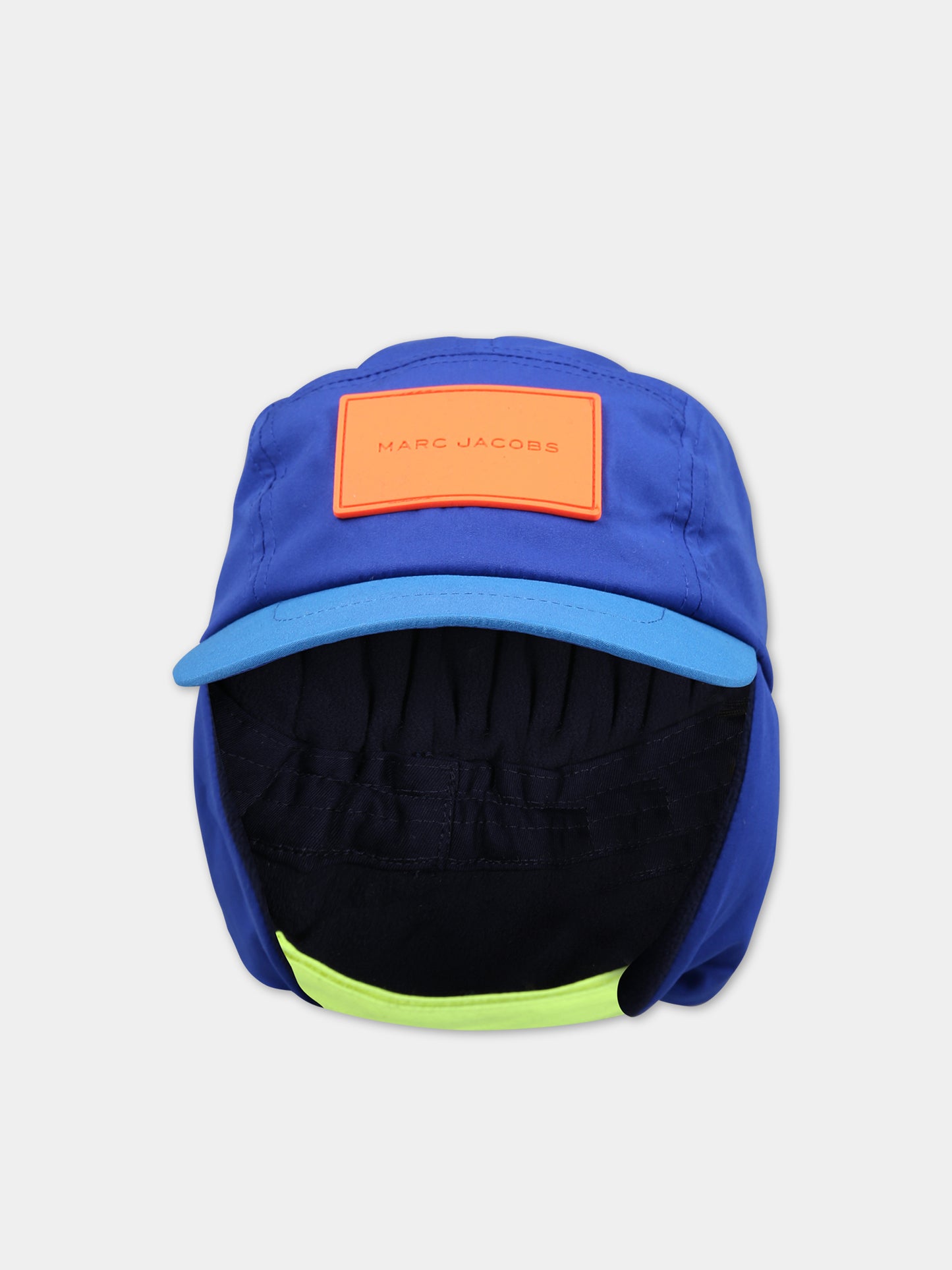 Cappello blu per bambino con logo,Little Marc Jacobs,W21028 865