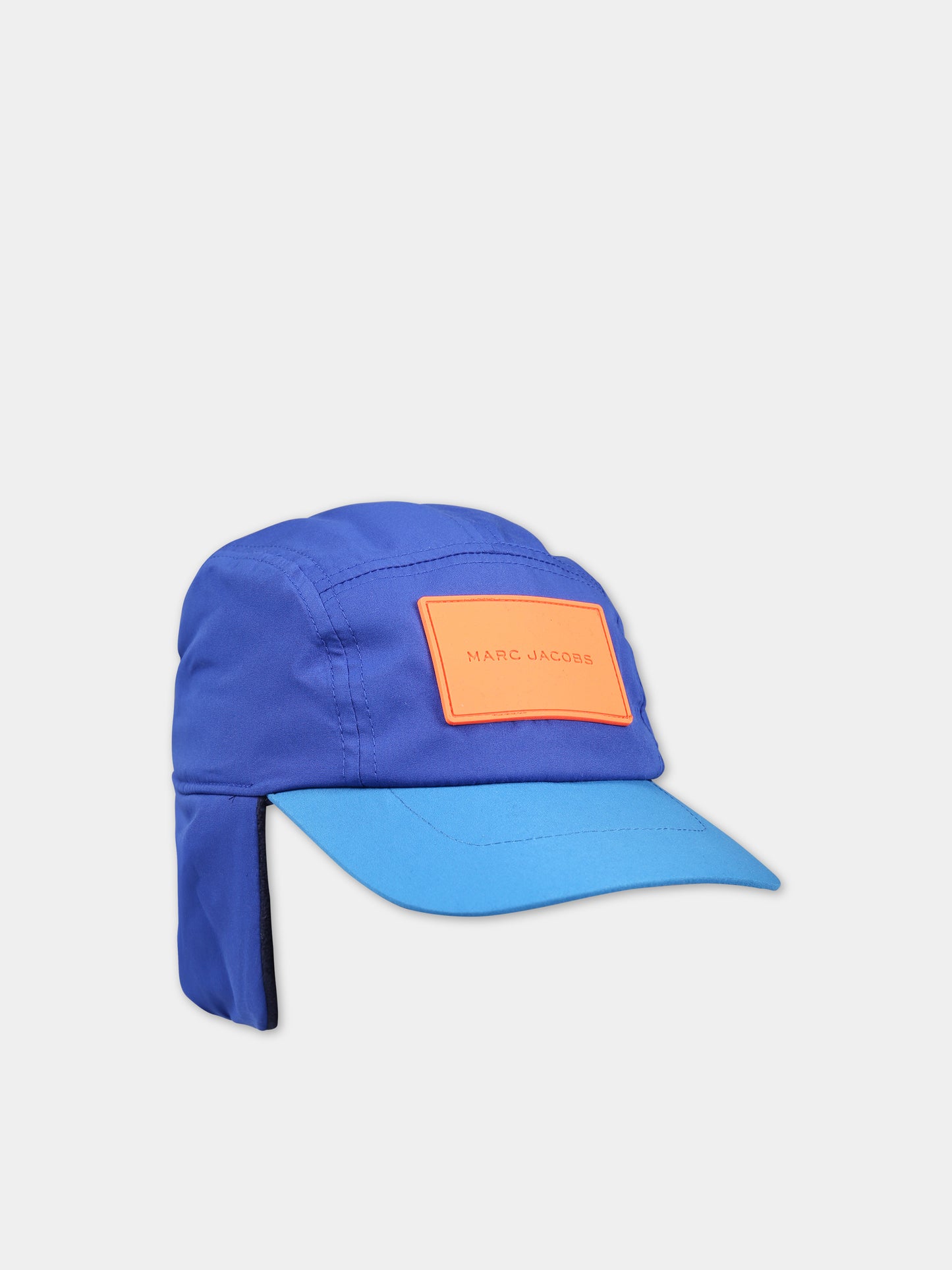 Cappello blu per bambino con logo,Little Marc Jacobs,W21028 865