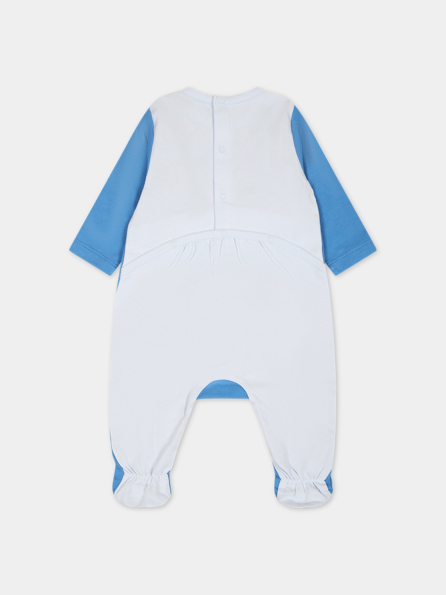 Set celeste per neonato con logo,Little Marc Jacobs,W98175 83E