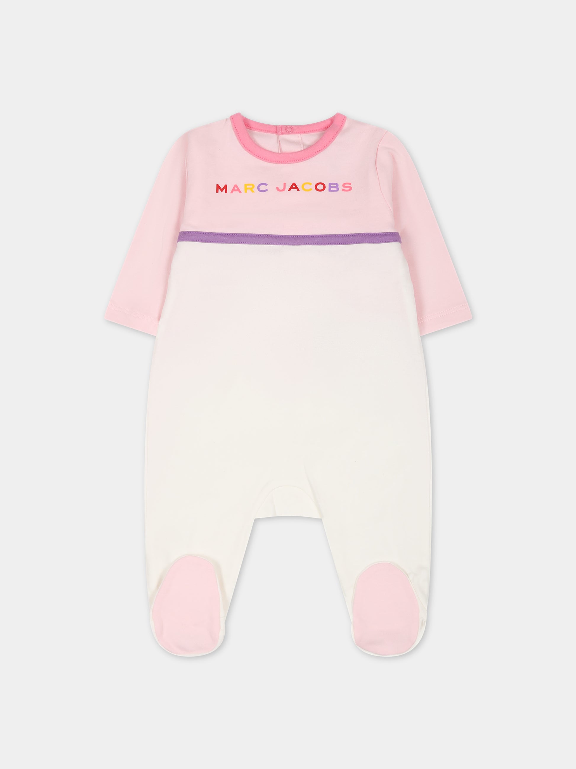 Set rosa per neonata con logo,Little Marc Jacobs,W98175 44G
