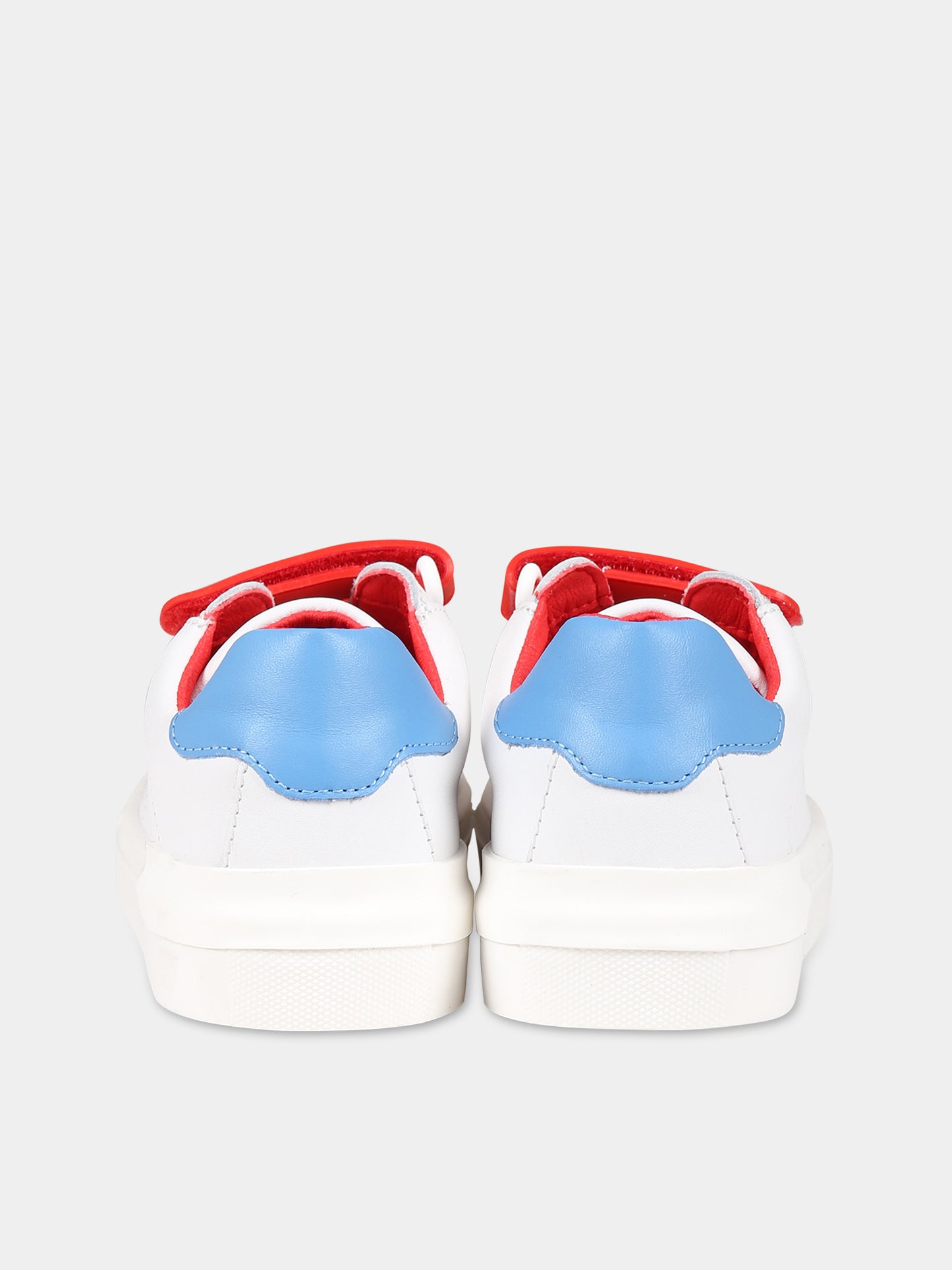 Sneakers bianche per bambino con logo,Little Marc Jacobs,W19143 10P