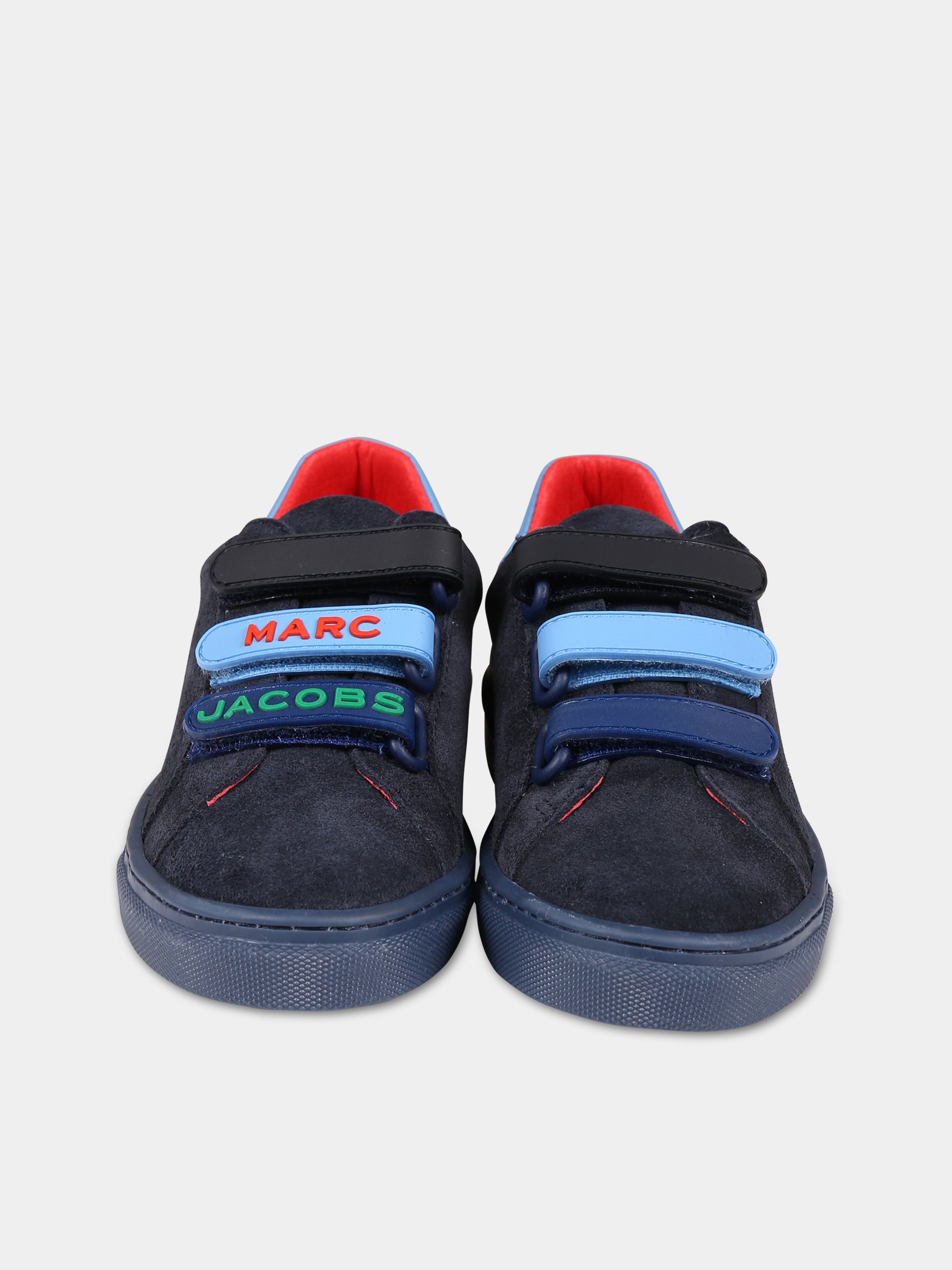 Sneakers blu per bambino con logo,Little Marc Jacobs,W29064 85T