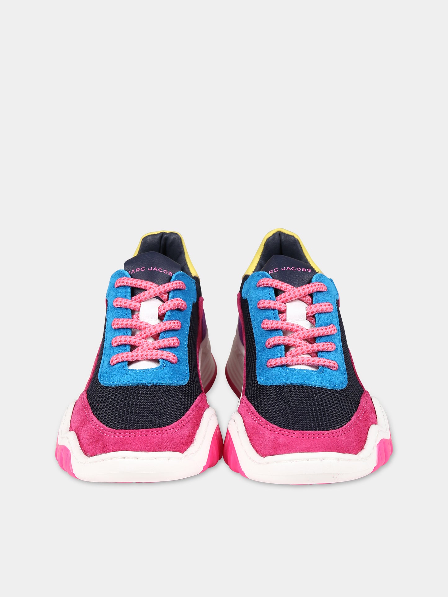 Sneakers blu per bambina con logo,Little Marc Jacobs,W19142 494