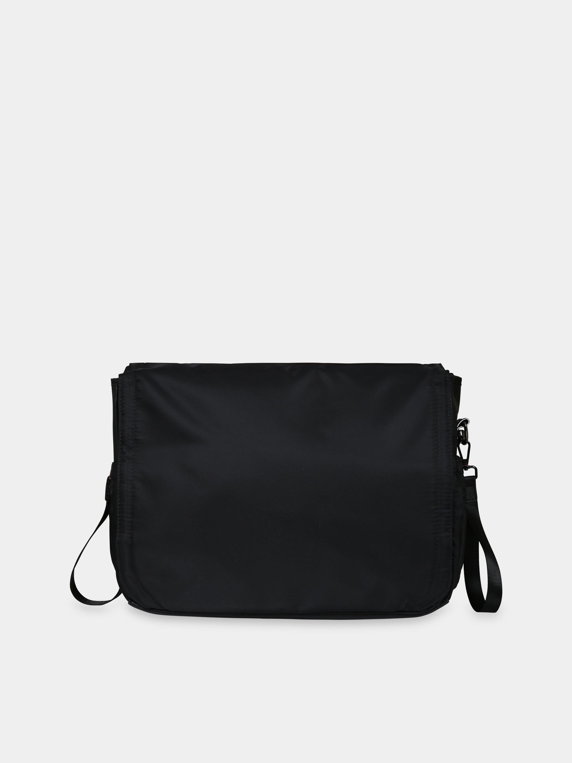 Borsa mamma nera per neonati con logo,Karl Lagerfeld Kids,Z90055 09B