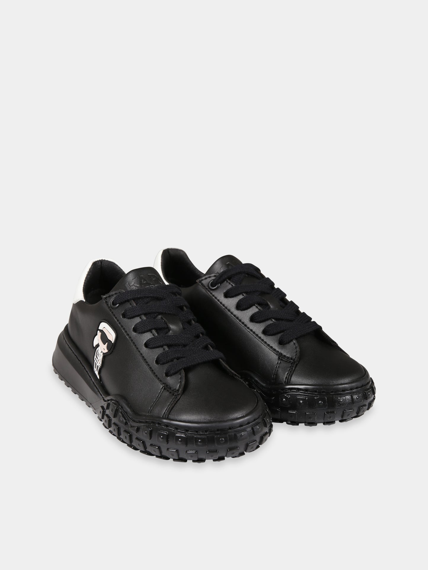 Sneakers nere per bambini con logo,Karl Lagerfeld Kids,Z29073 09B