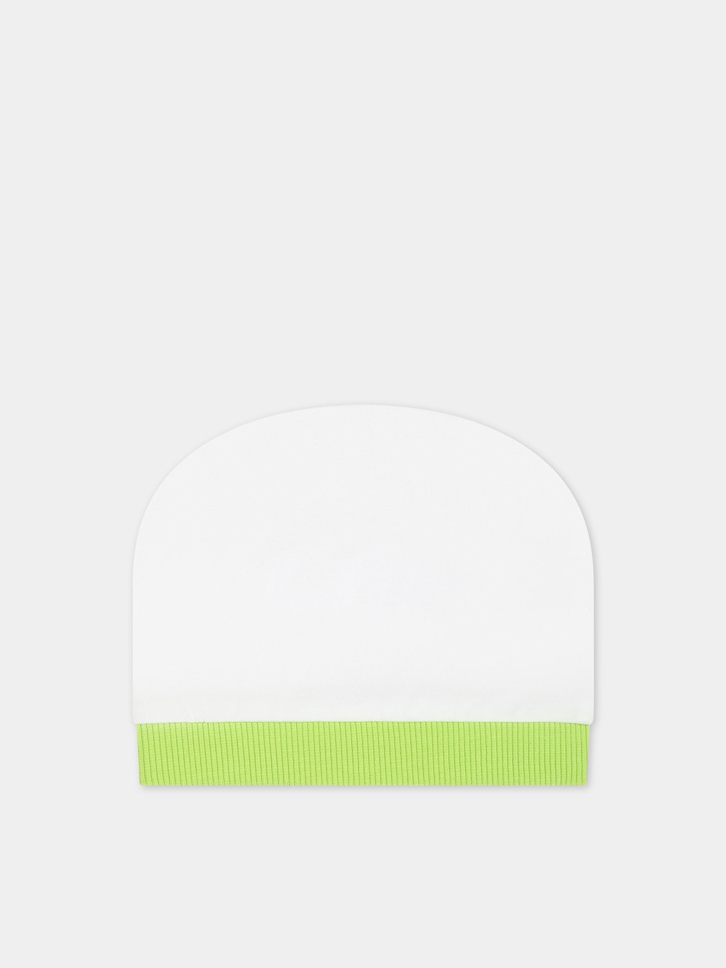 Set bianco per neonati con Teddy Bear e logo,Moschino Kids,MMY04X LAB72 80799