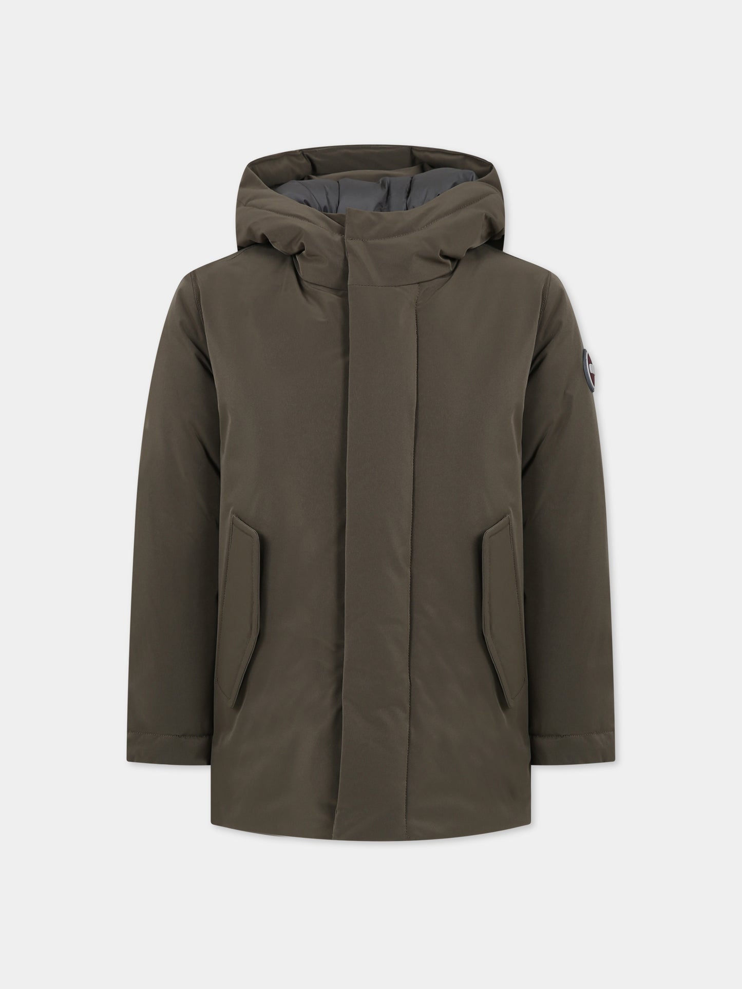 Parka verde per bambino con logo,Colmar Originals Kids,3420 4XV 559