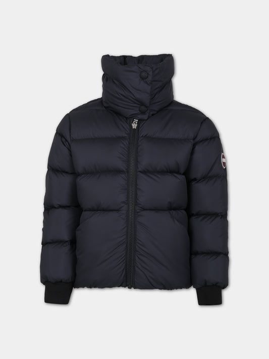 Piumino nero per bambina con logo,Colmar Originals Kids,3428 2XX 99