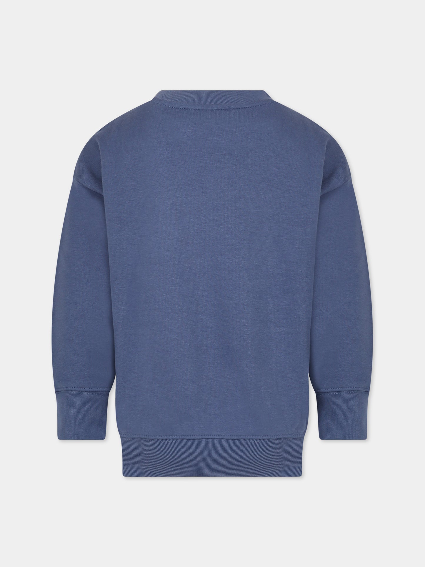 Felpa blu per bambini con smile,Molo,1W23J202 8805