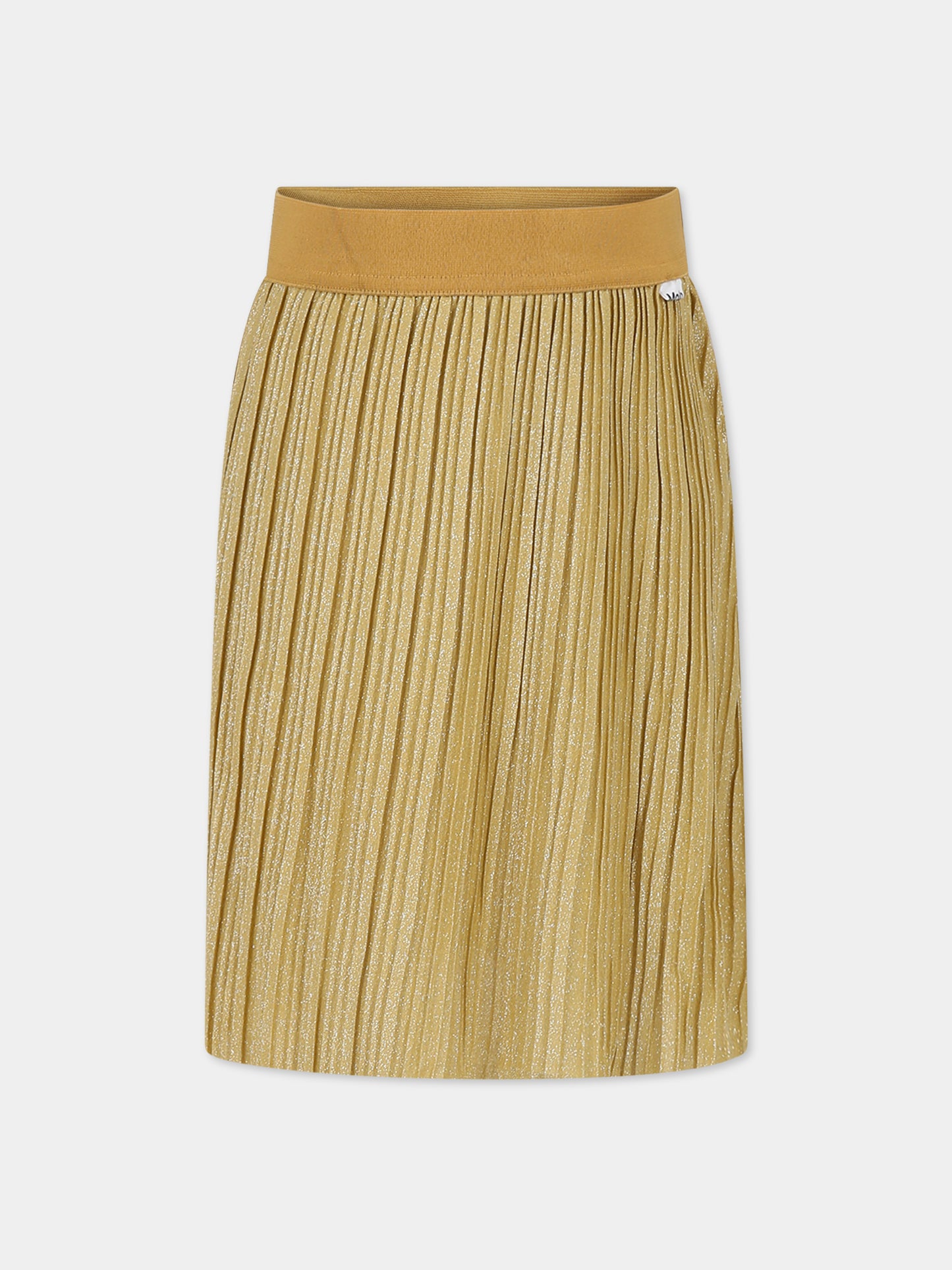 Gonna oro per bambina con logo,Molo,2W23D105 8757