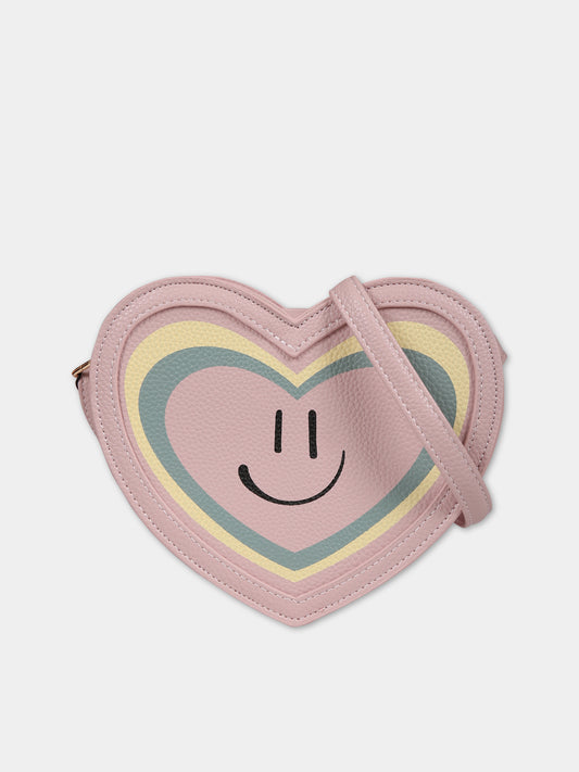Borsa rosa per bambina con smile,Molo,7W23V108 8058