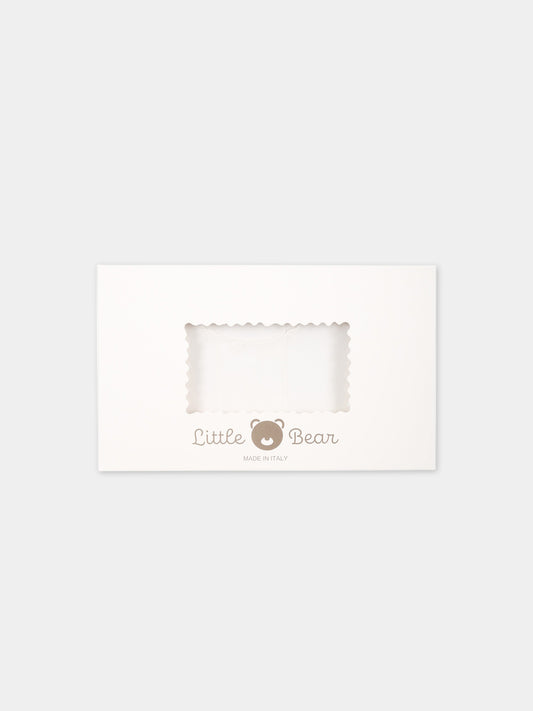 Camicia della fortuna avorio con pois,Little Bear,POIS BIANCO